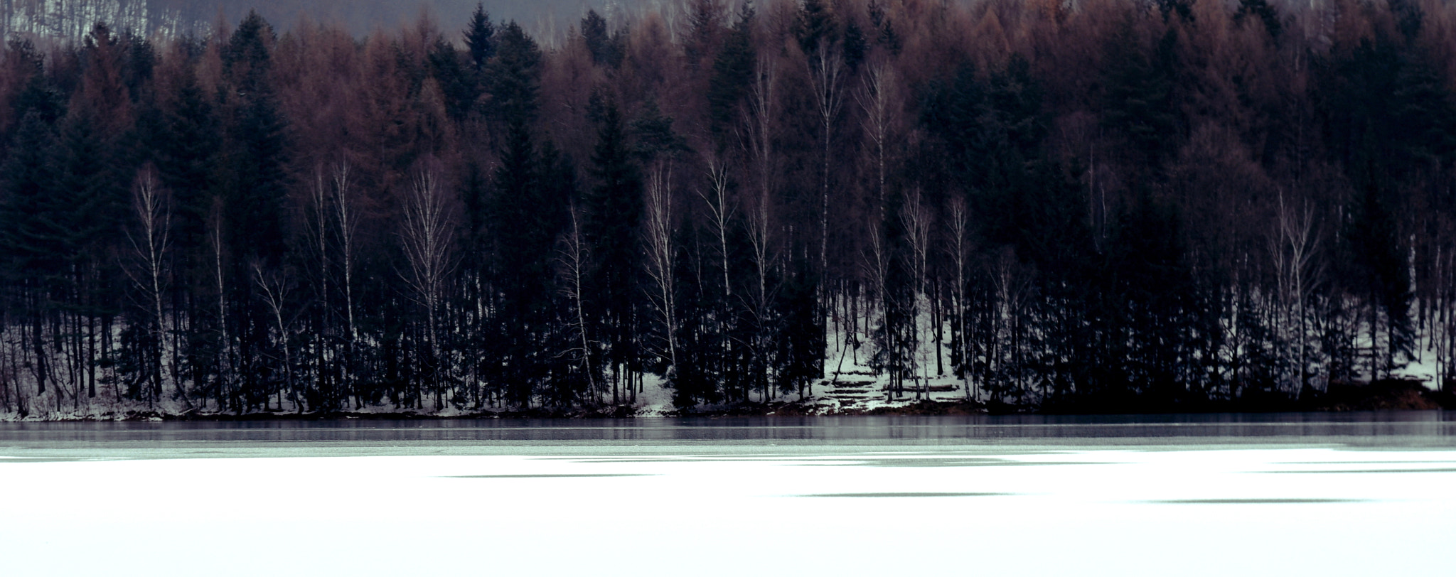 Nikon D500 sample photo. Winter lake photography