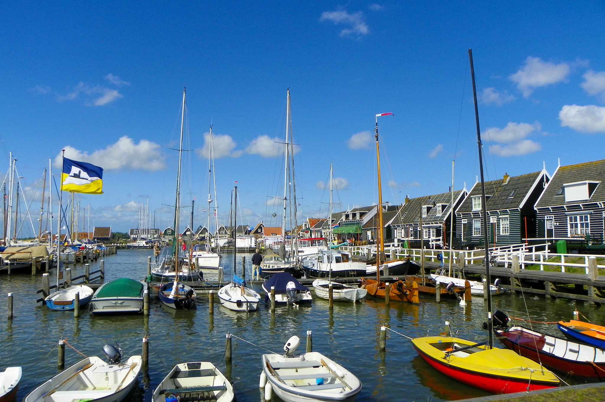 Kodak EasyShare Z981 sample photo. Haven (harbour), marken, north-holland, netherlands photography
