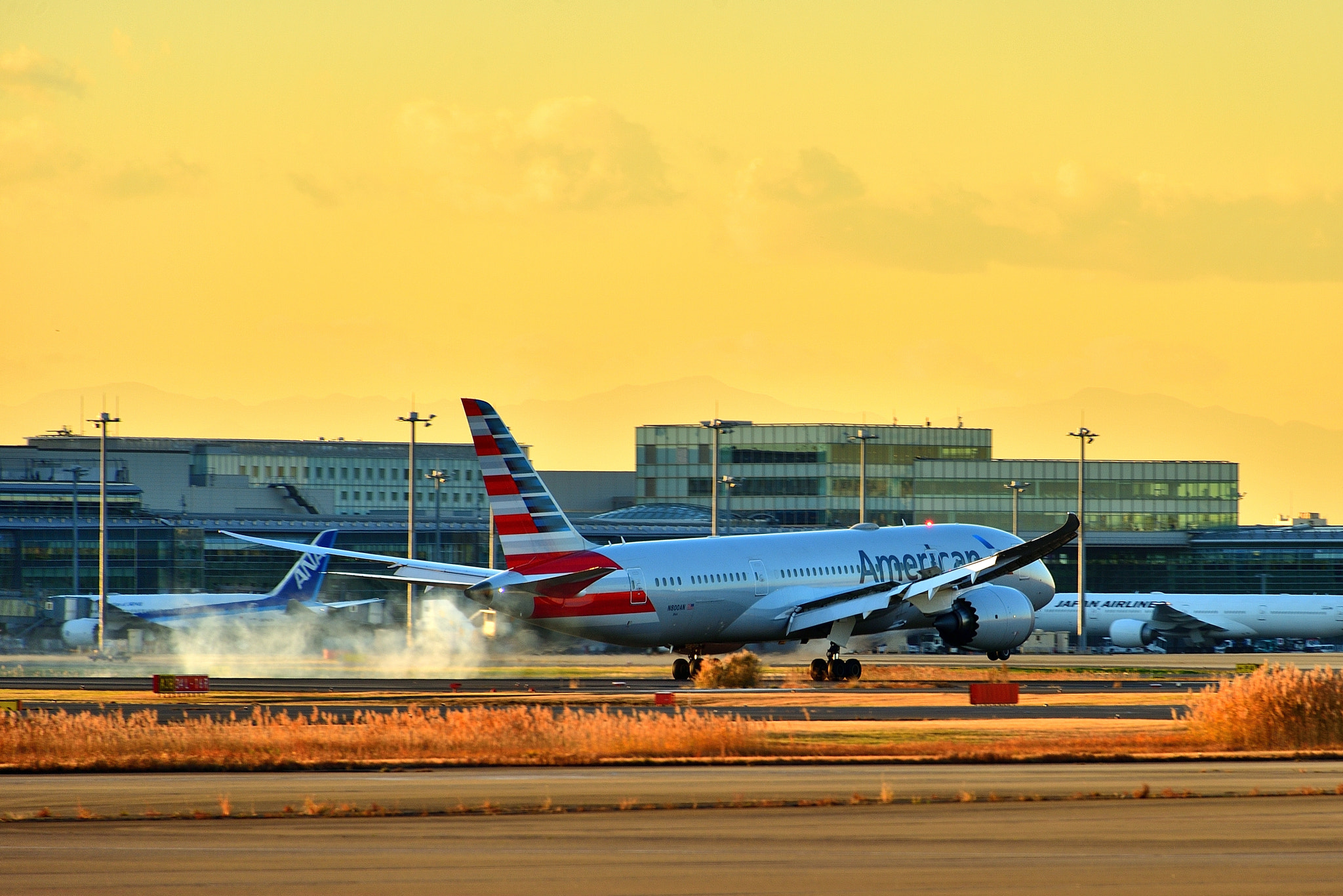 Nikon D4 sample photo. Touchdown photography