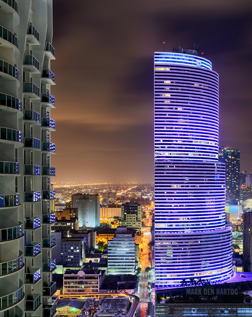 Nikon D800E + Nikon AF-S Nikkor 50mm F1.8G sample photo. Miami tower photography