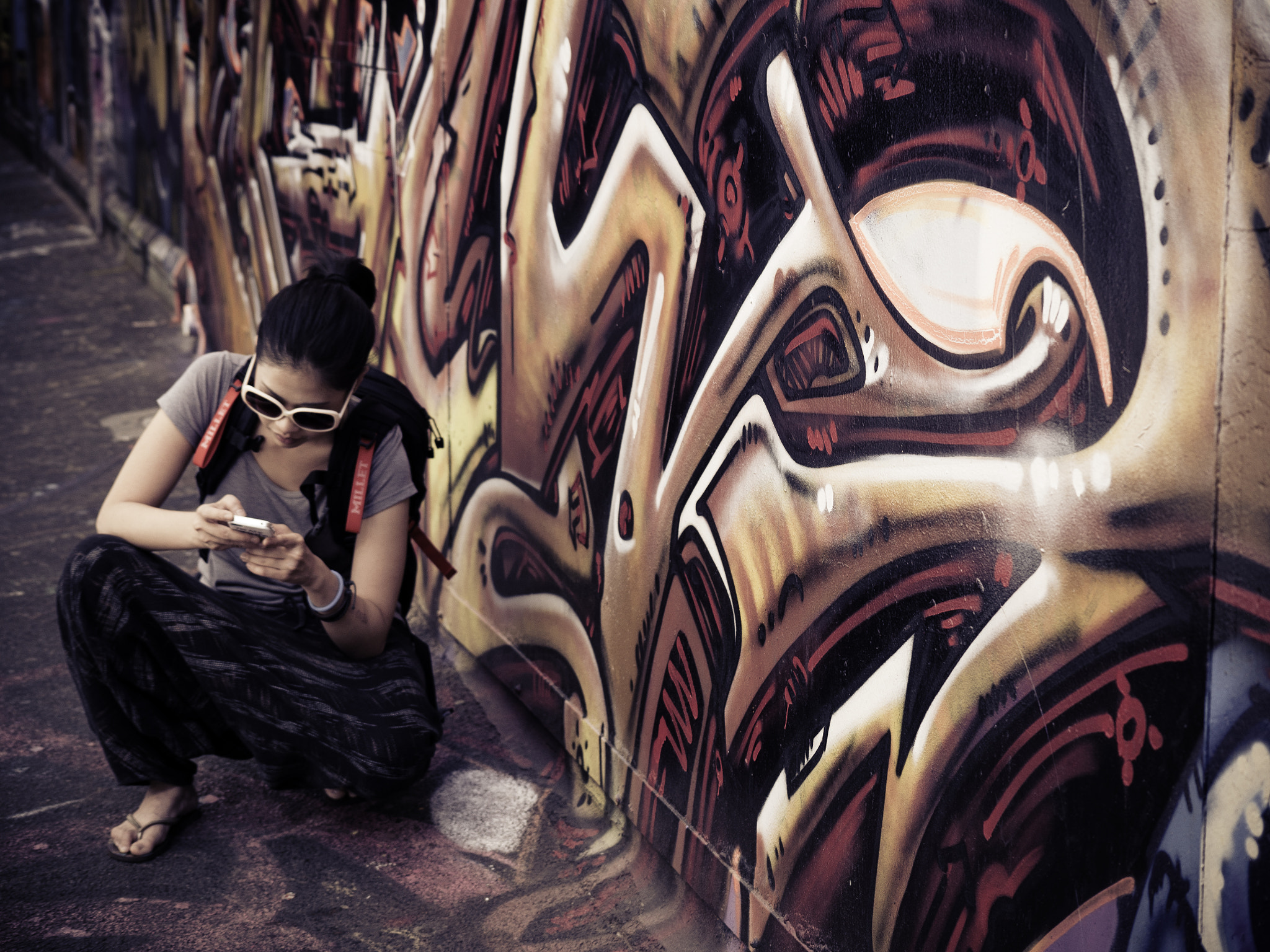 Panasonic Lumix G X Vario 35-100mm F2.8 OIS sample photo. Graffiti photography