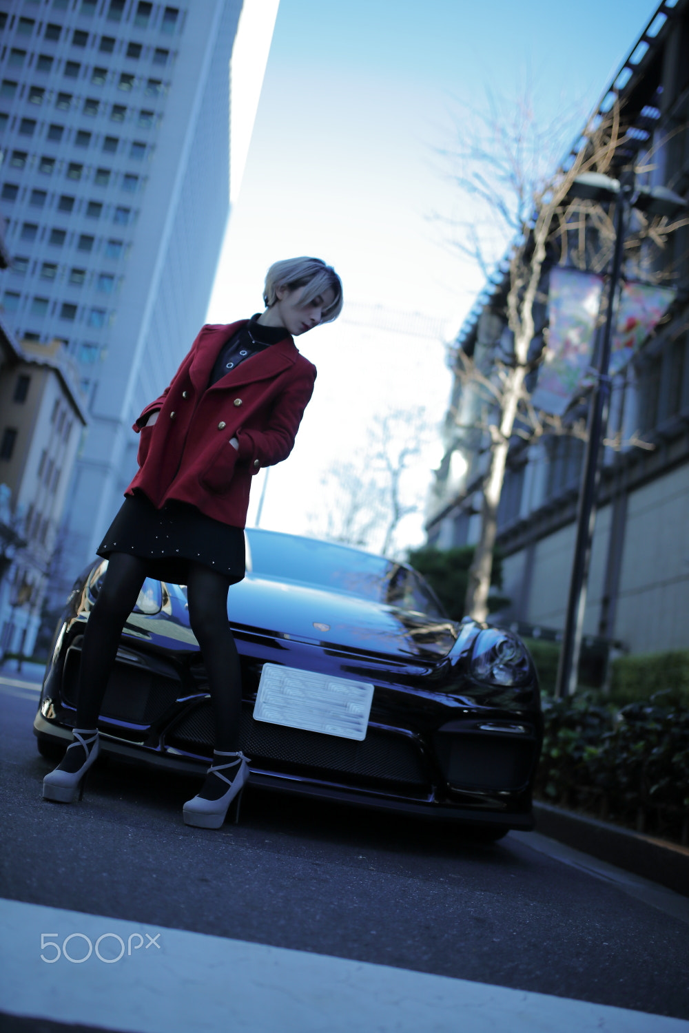 Sigma 35mm F1.4 DG HSM Art sample photo. Porsche cayman gt4 photography