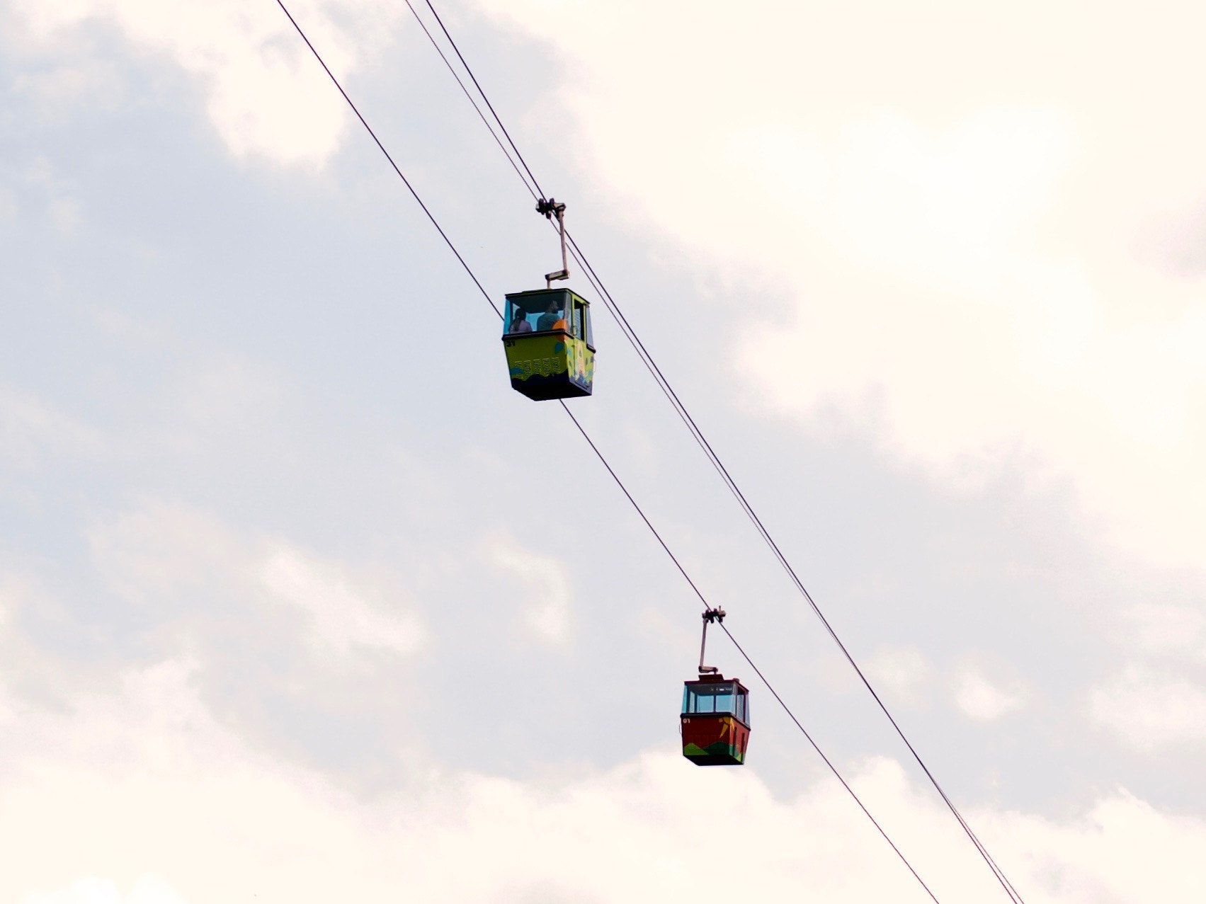 Sony Alpha NEX-6 + Sigma 30mm F2.8 EX DN sample photo. Cable cars in parque de cafe photography