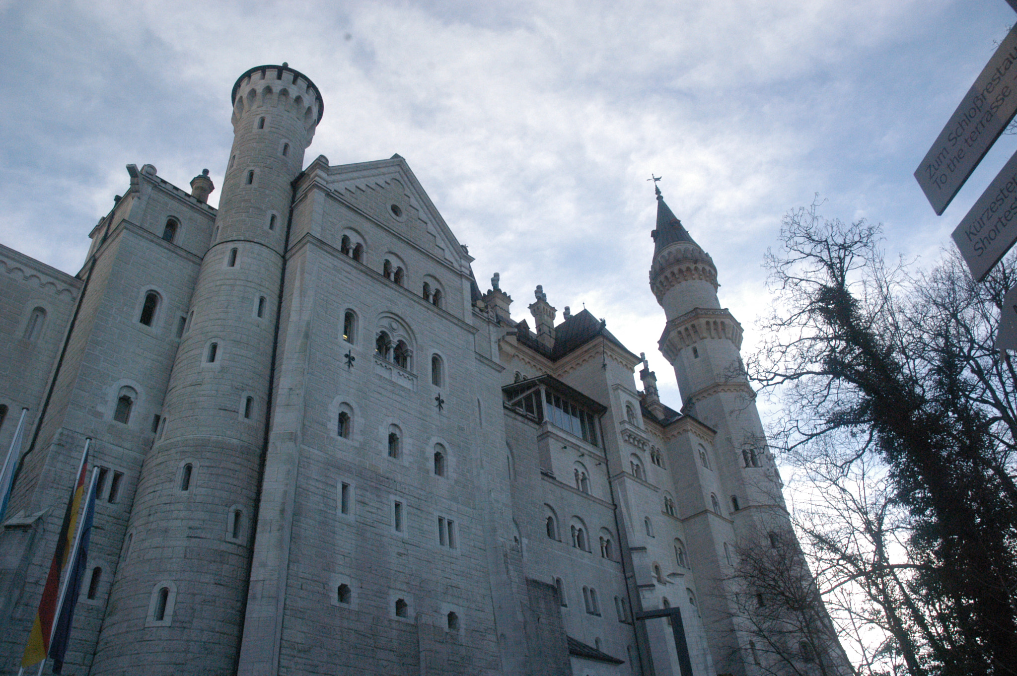 Nikon D100 sample photo. Neuschwanstein castle photography