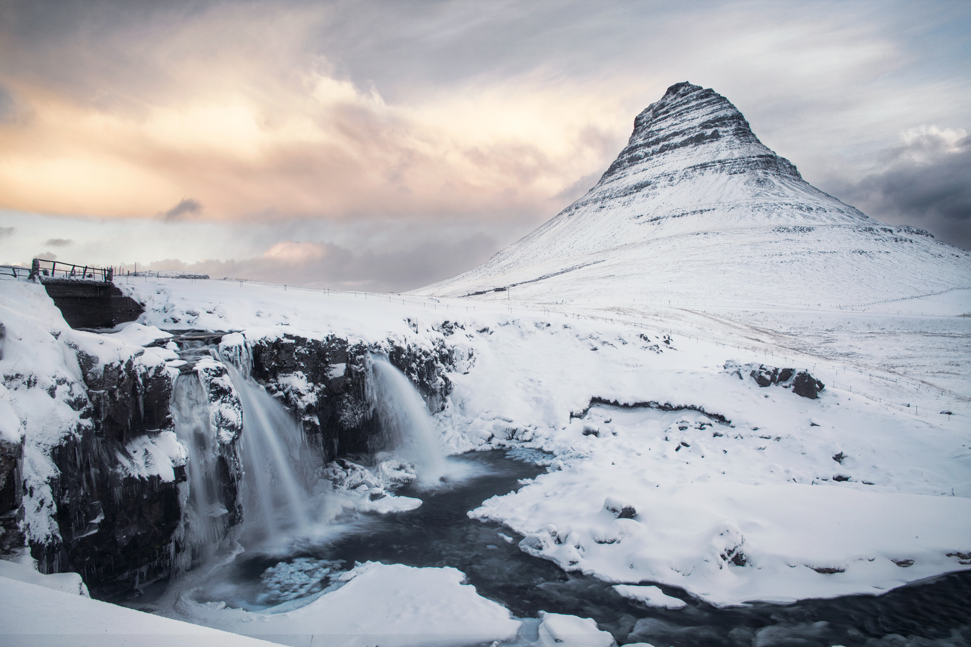 Canon EOS 5D Mark II + Canon EF 24-85mm F3.5-4.5 USM sample photo. Mt. kirkjufell & kirkjufell waterfall photography