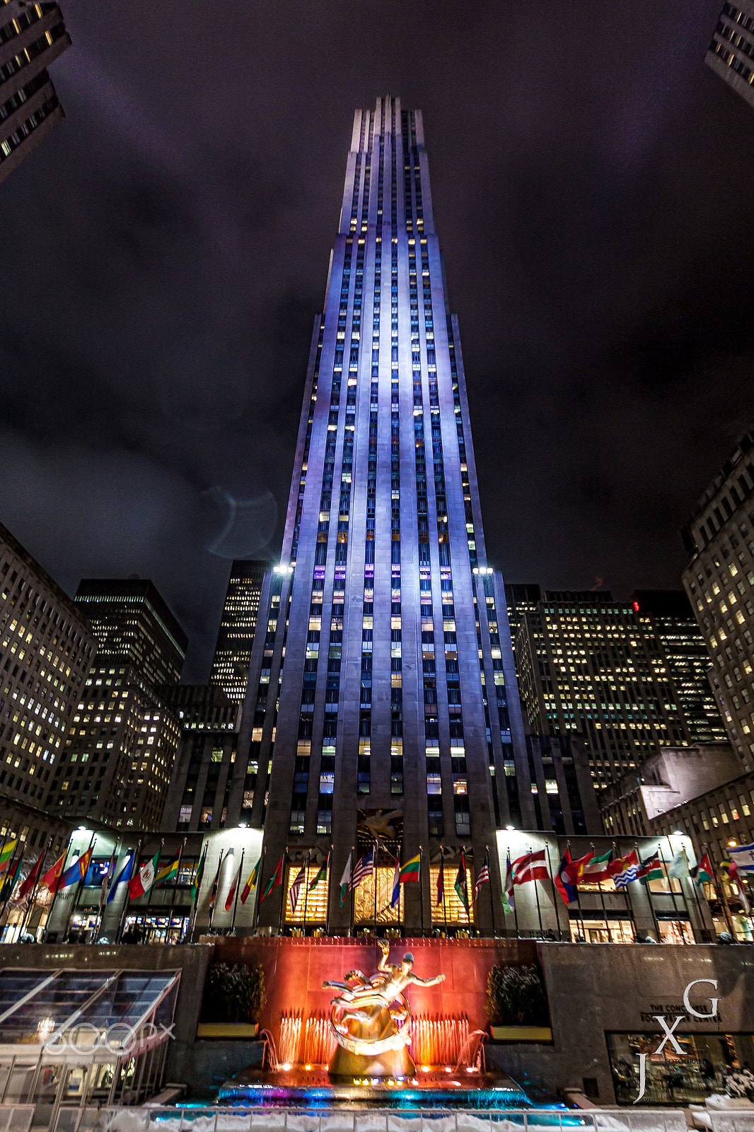 Sigma 10-20mm F3.5 EX DC HSM sample photo. Rockefeller photography