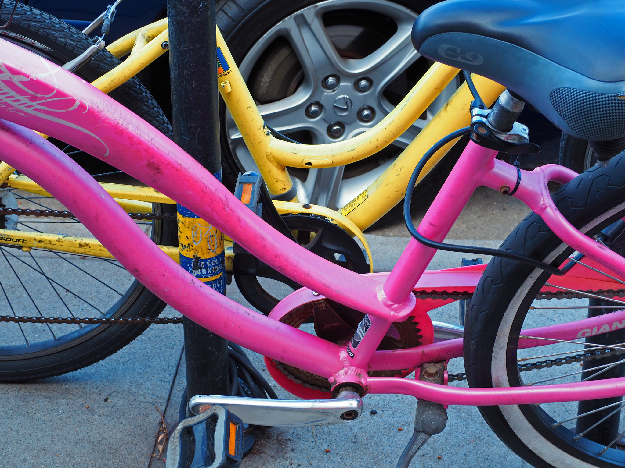 Olympus OM-D E-M5 II sample photo. Bicycles photography