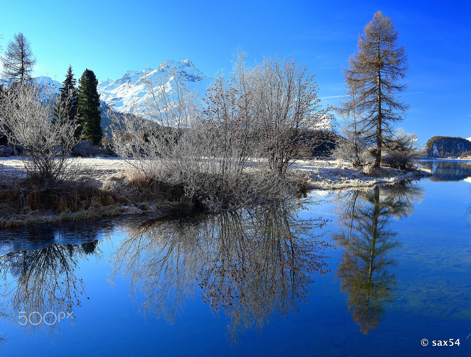 Nikon D500 sample photo. Reflections in blue photography