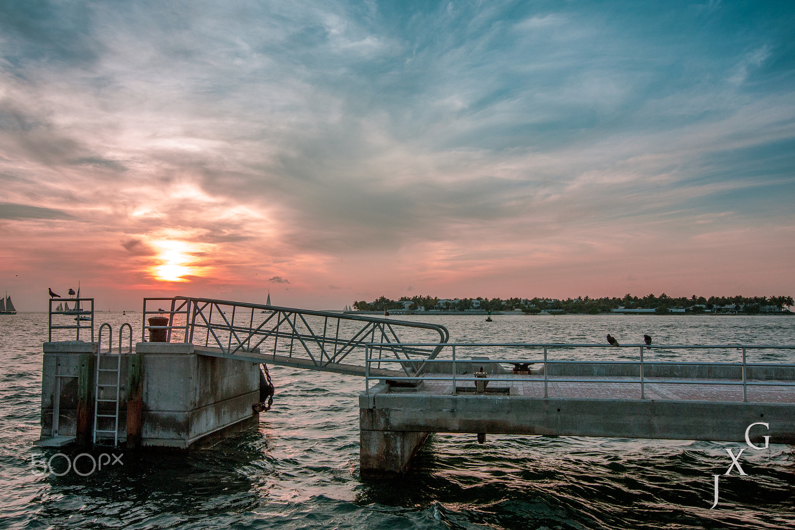 Sigma 10-20mm F3.5 EX DC HSM sample photo. Sunset key west photography