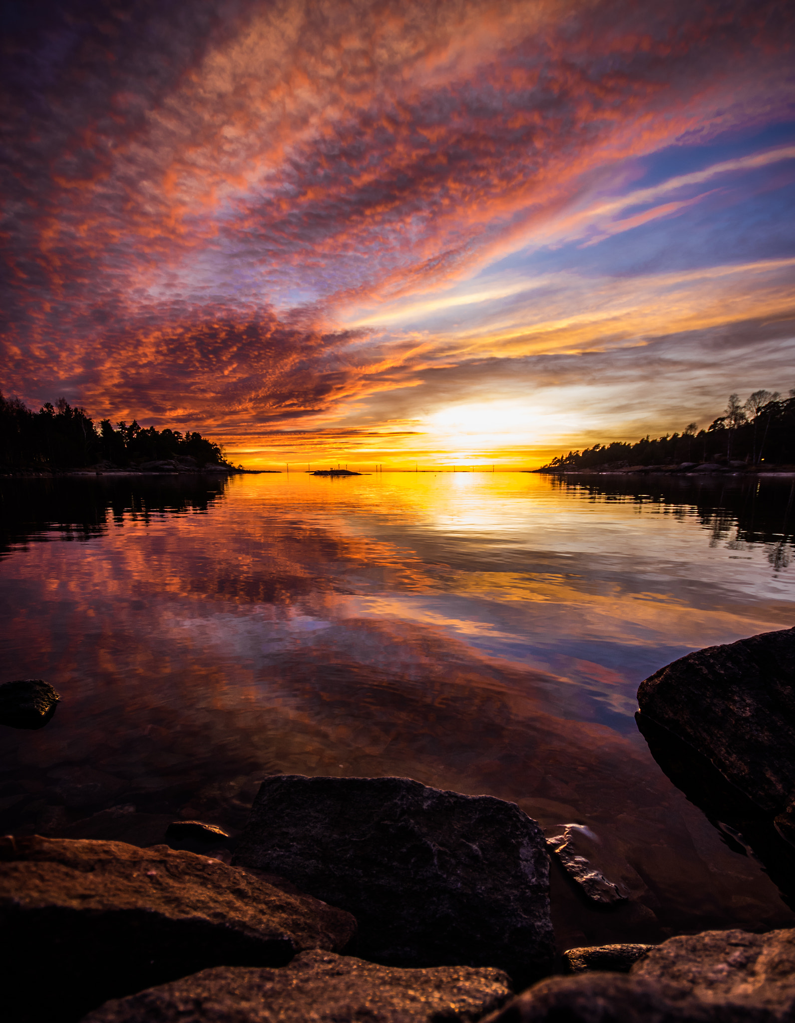 Sigma AF 10-20mm F4-5.6 EX DC sample photo. Lake sunset photography