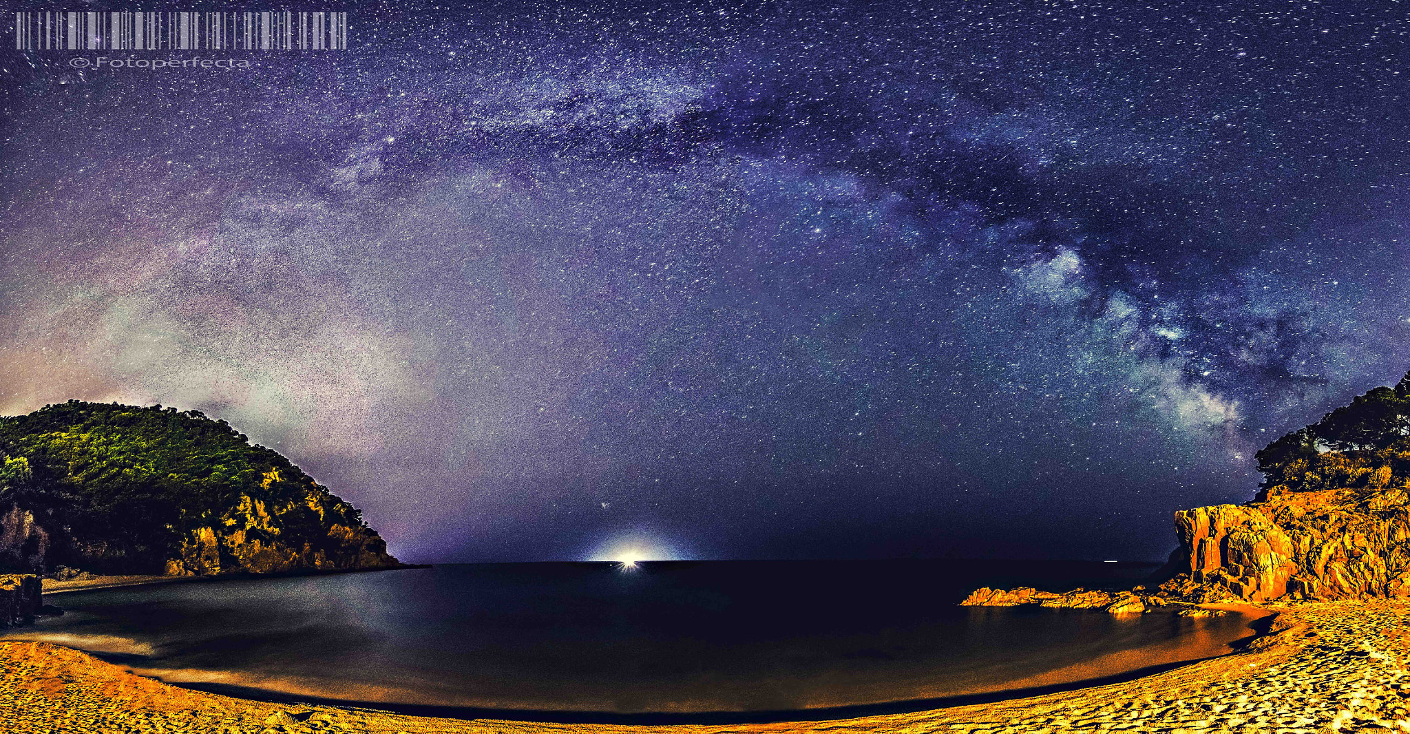 Tokina AT-X Pro 12-24mm F4 (IF) DX sample photo. Vía láctea sobre el mediterraneo photography