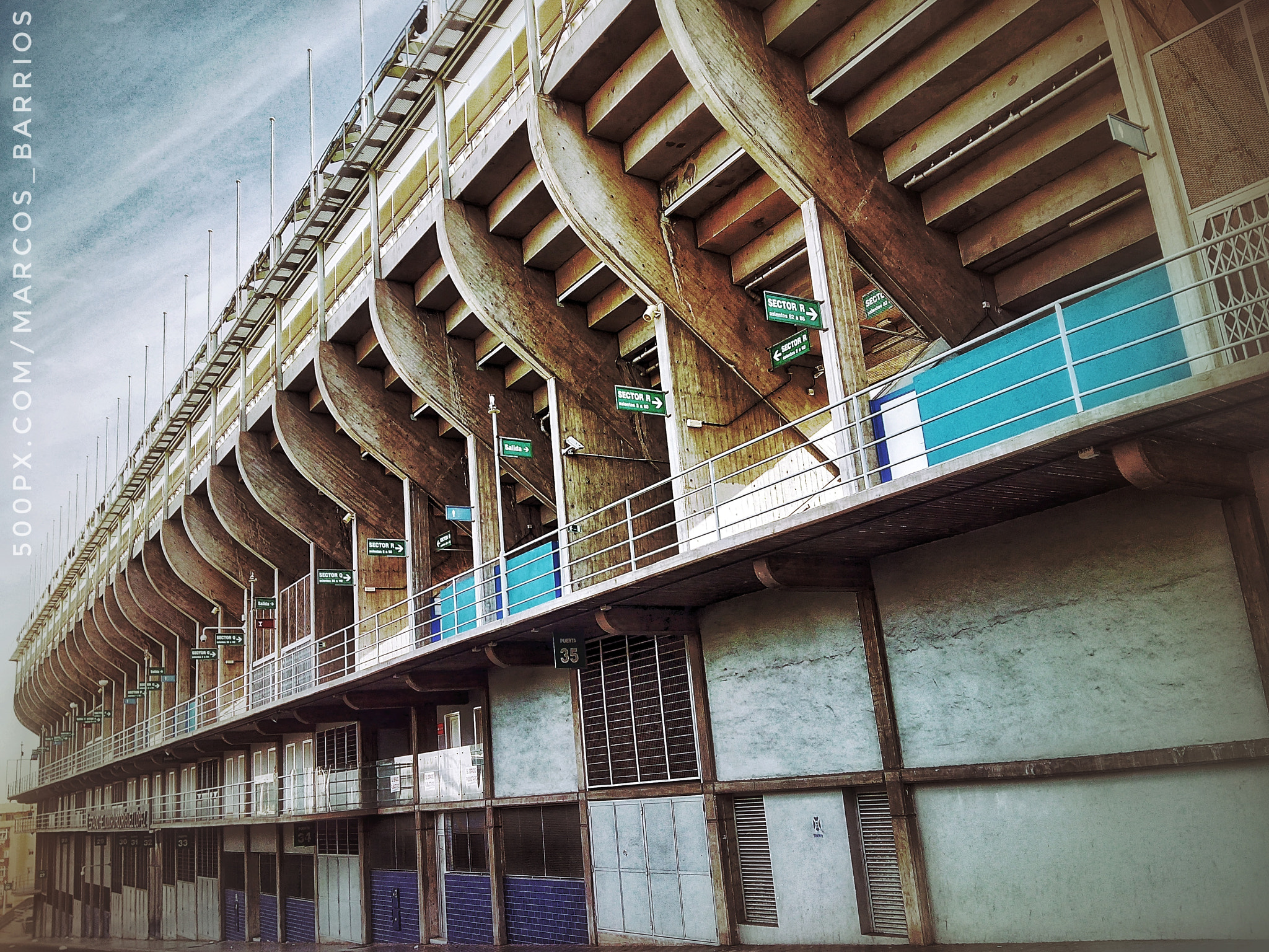 bq Aquaris E5 FHD sample photo. Heliodoro's stadium tenerife photography