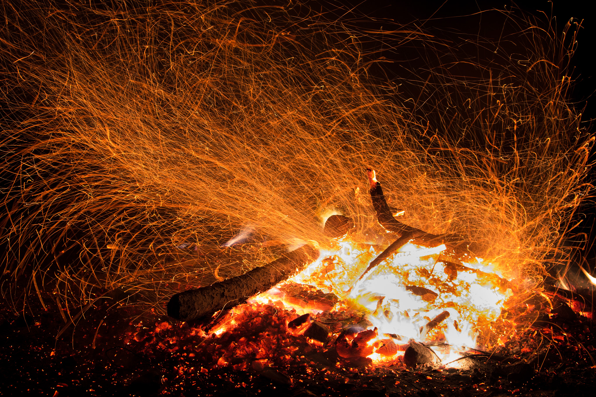 Canon EF-S 55-250mm F4-5.6 IS STM sample photo. Fire #3 photography