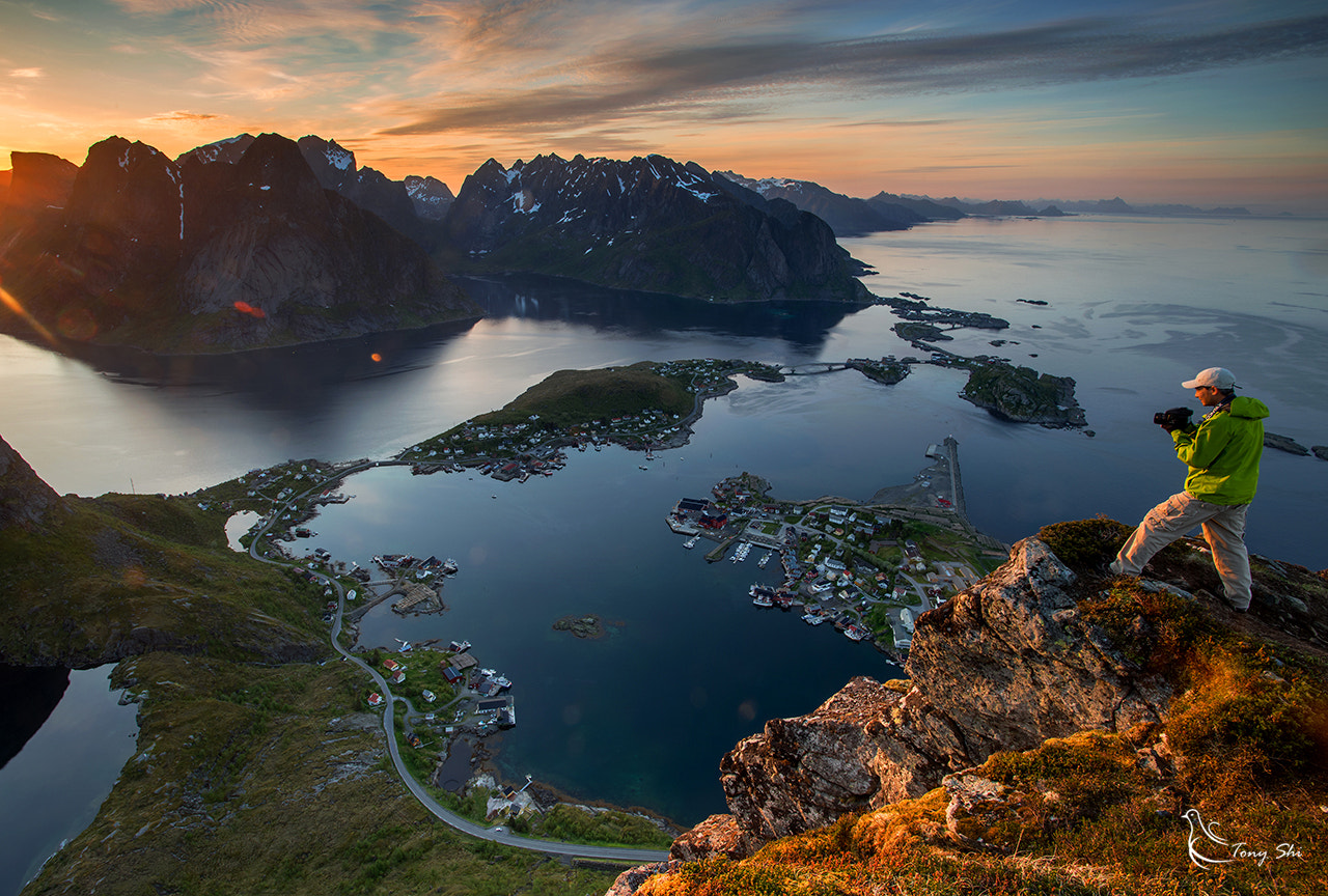 Nikon AF-S Nikkor 17-35mm F2.8D ED-IF sample photo. Lofoten panoramic view photography