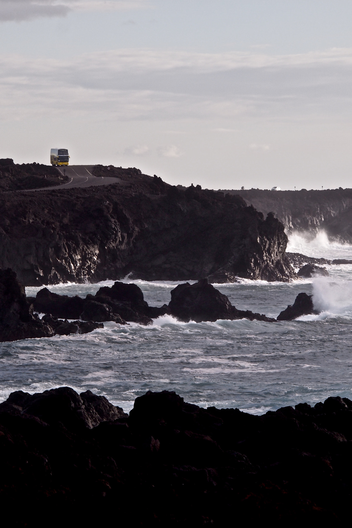 Olympus PEN E-P3 sample photo. Deadly cliffs - lanzarote photography