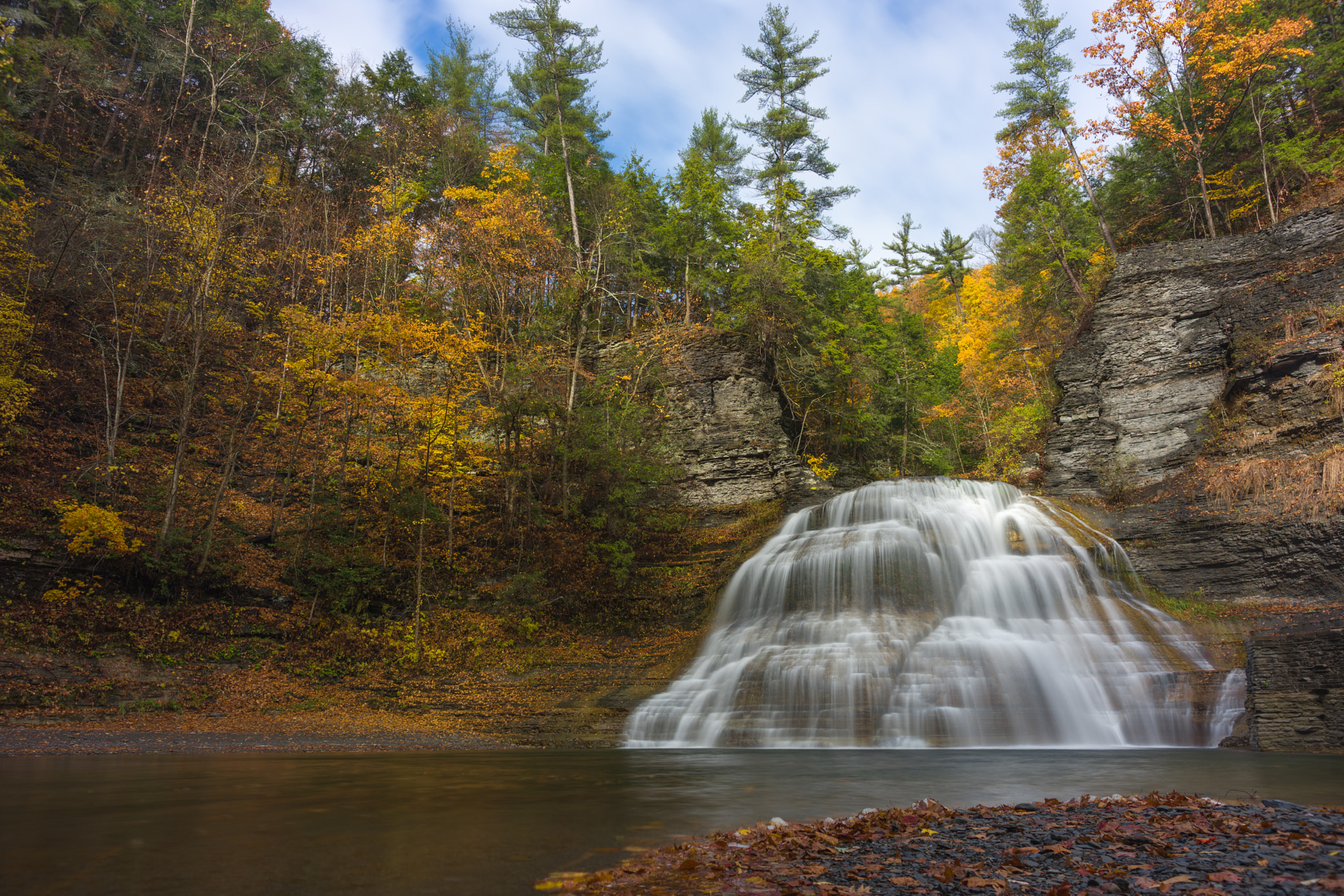 Sony SLT-A99V sample photo. Robert h. treman state park photography