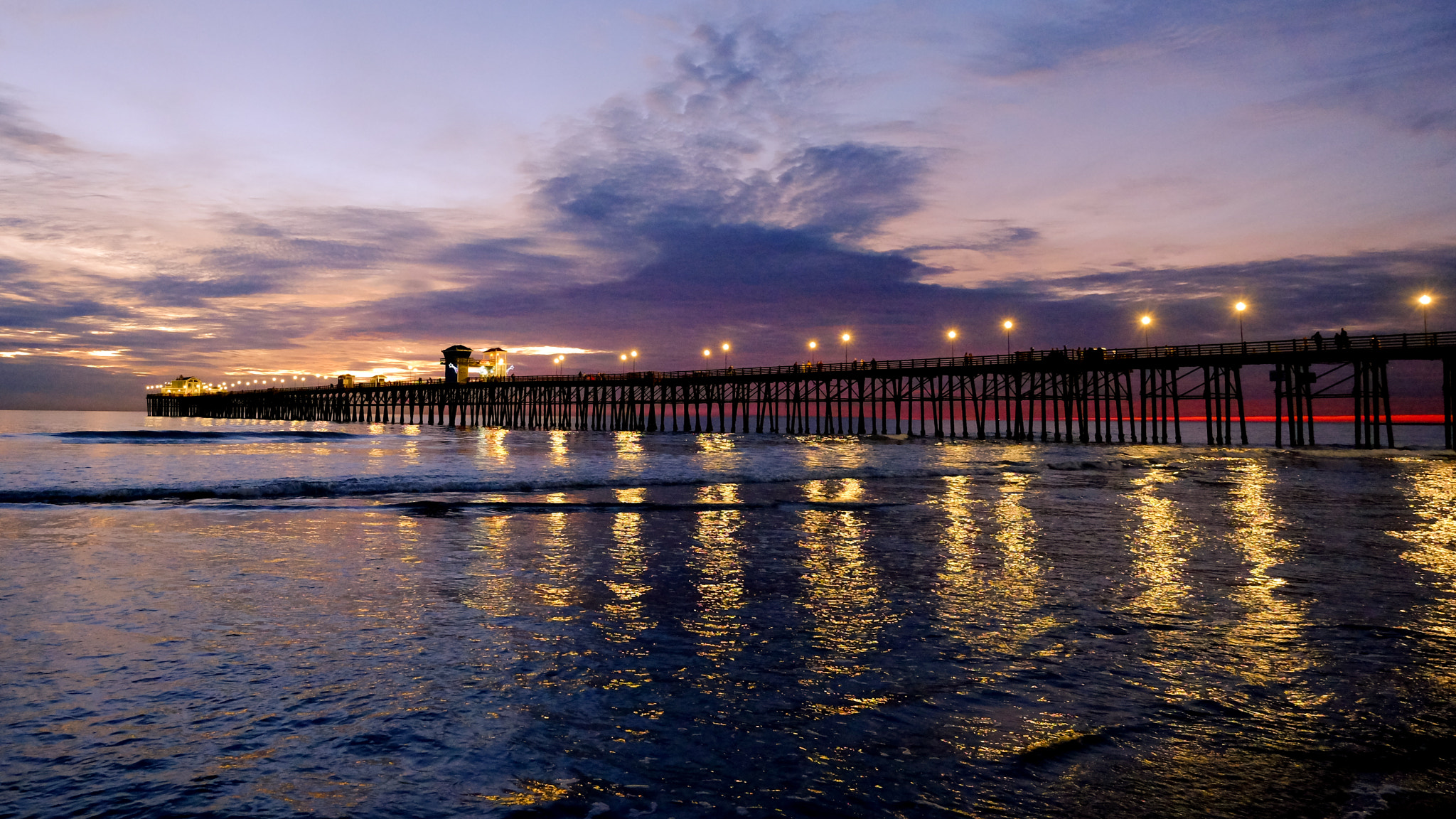 Fujifilm X-T10 + Fujifilm XF 10-24mm F4 R OIS sample photo. Sunset at the pier photography