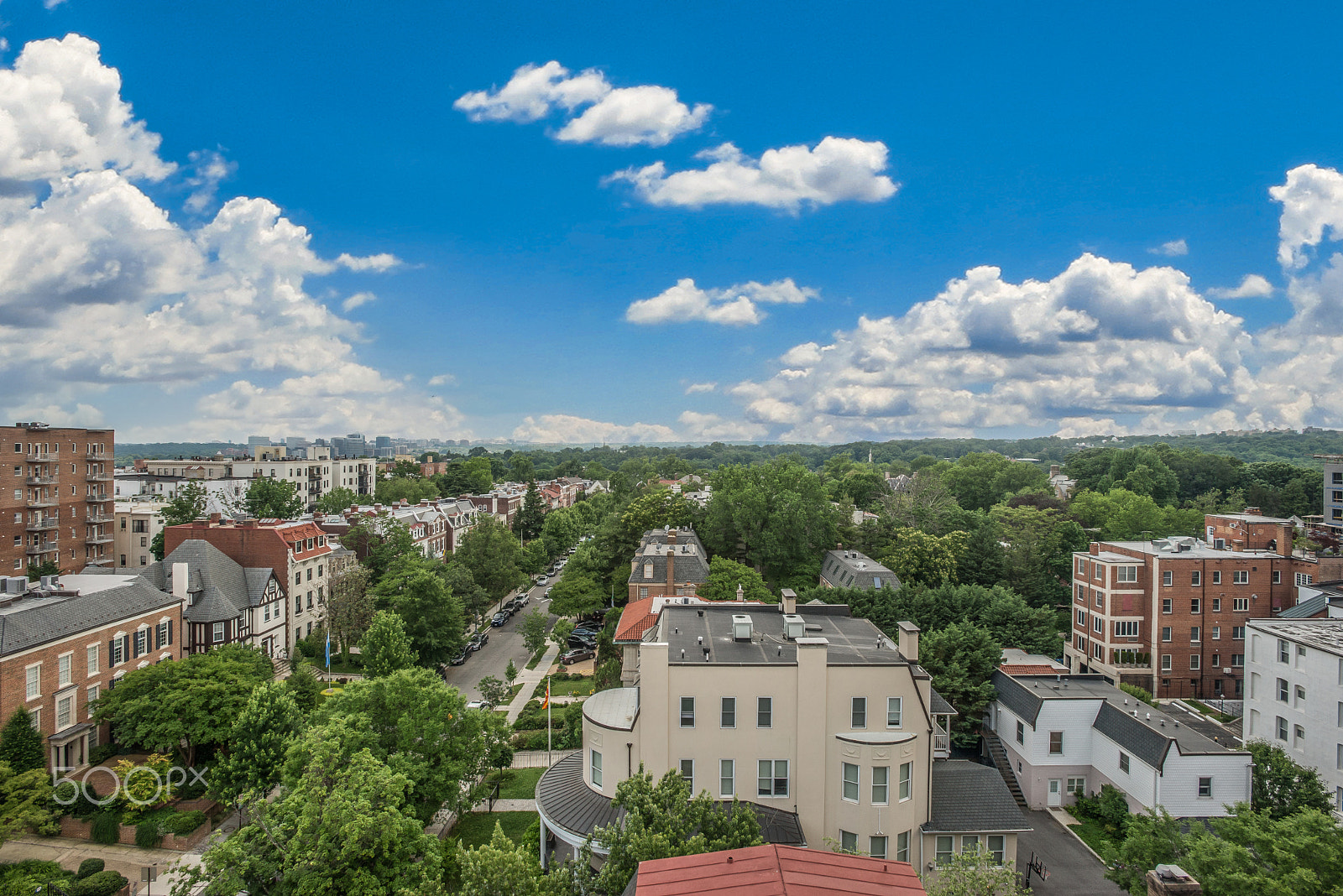 Nikon D610 sample photo. Maryland rooftop view photography