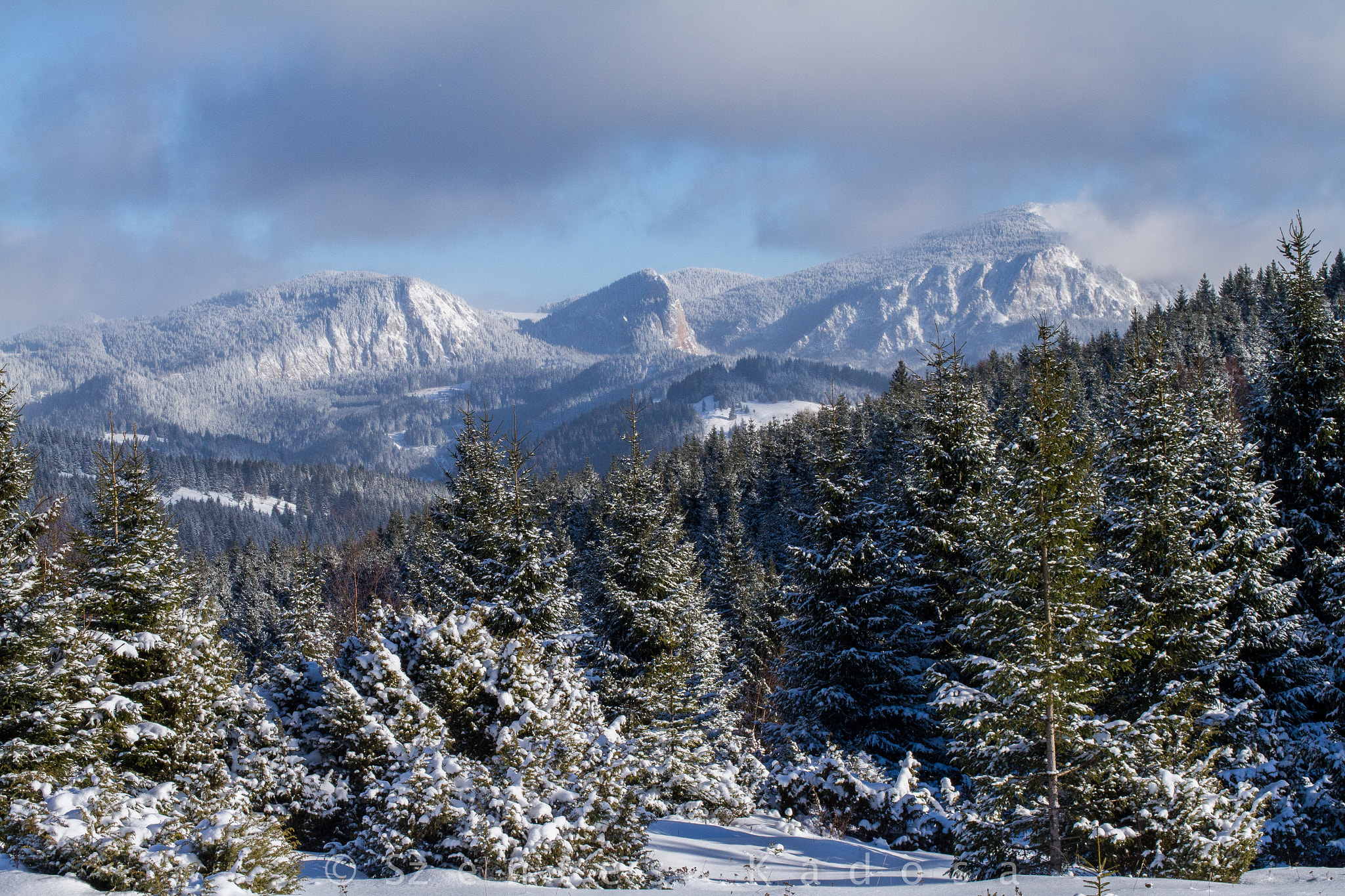 Sigma APO 50-150mm f/2.8 [II] EX DC HSM sample photo. Winter on the mountain photography