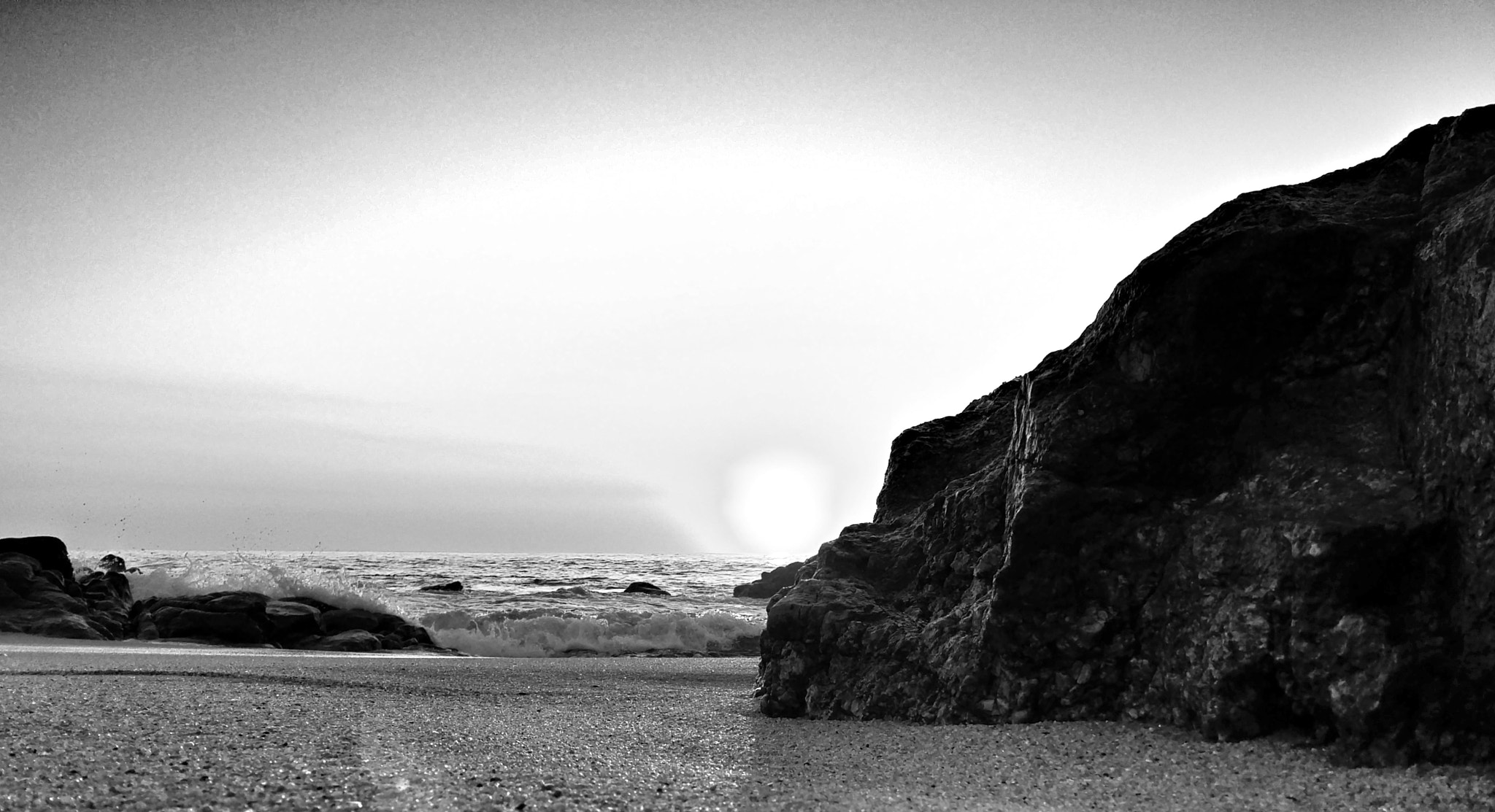 LG G FLEX2 sample photo. Winter beach ii photography