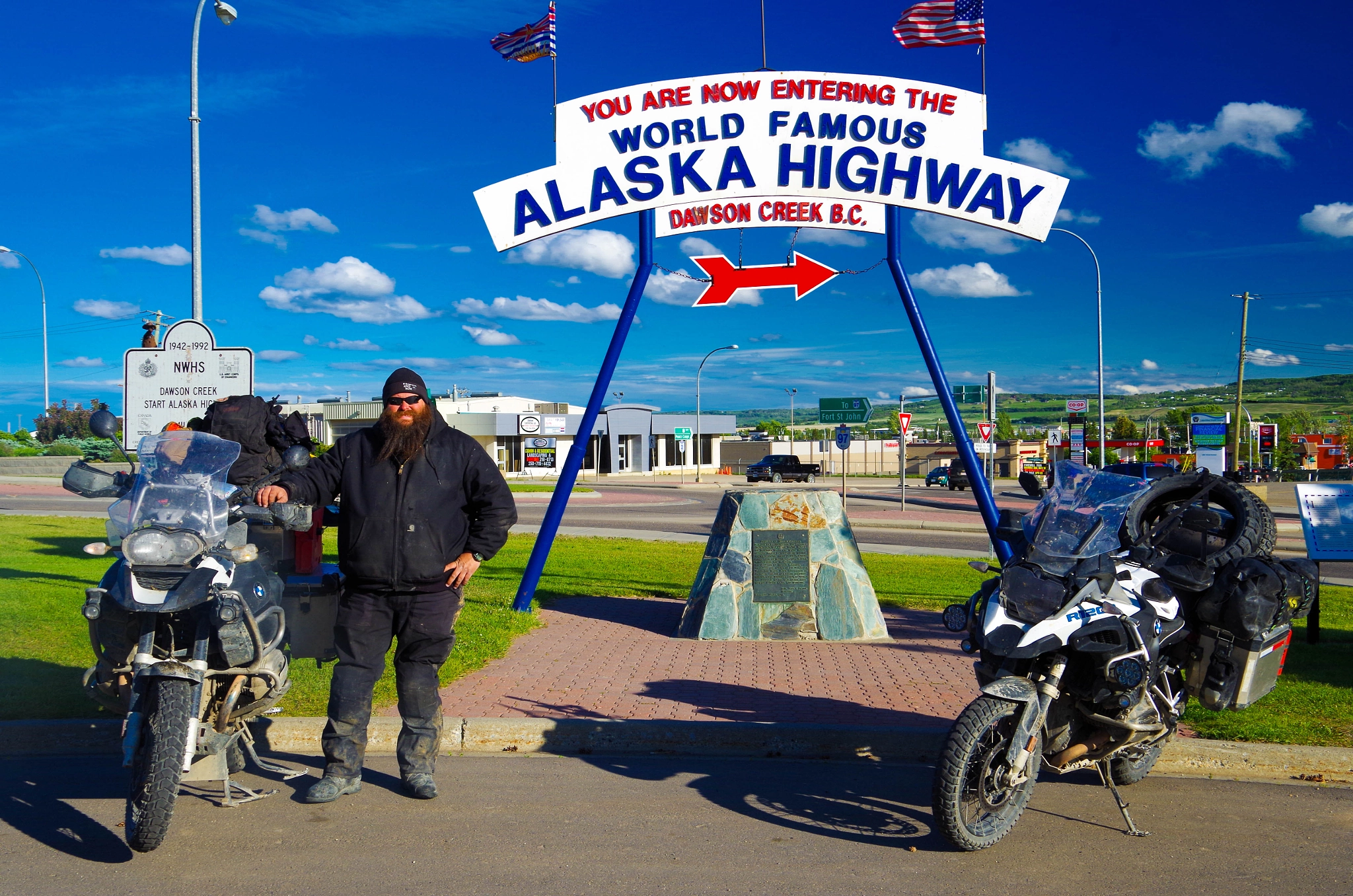 Pentax K-50 sample photo. End of alaska highway photography