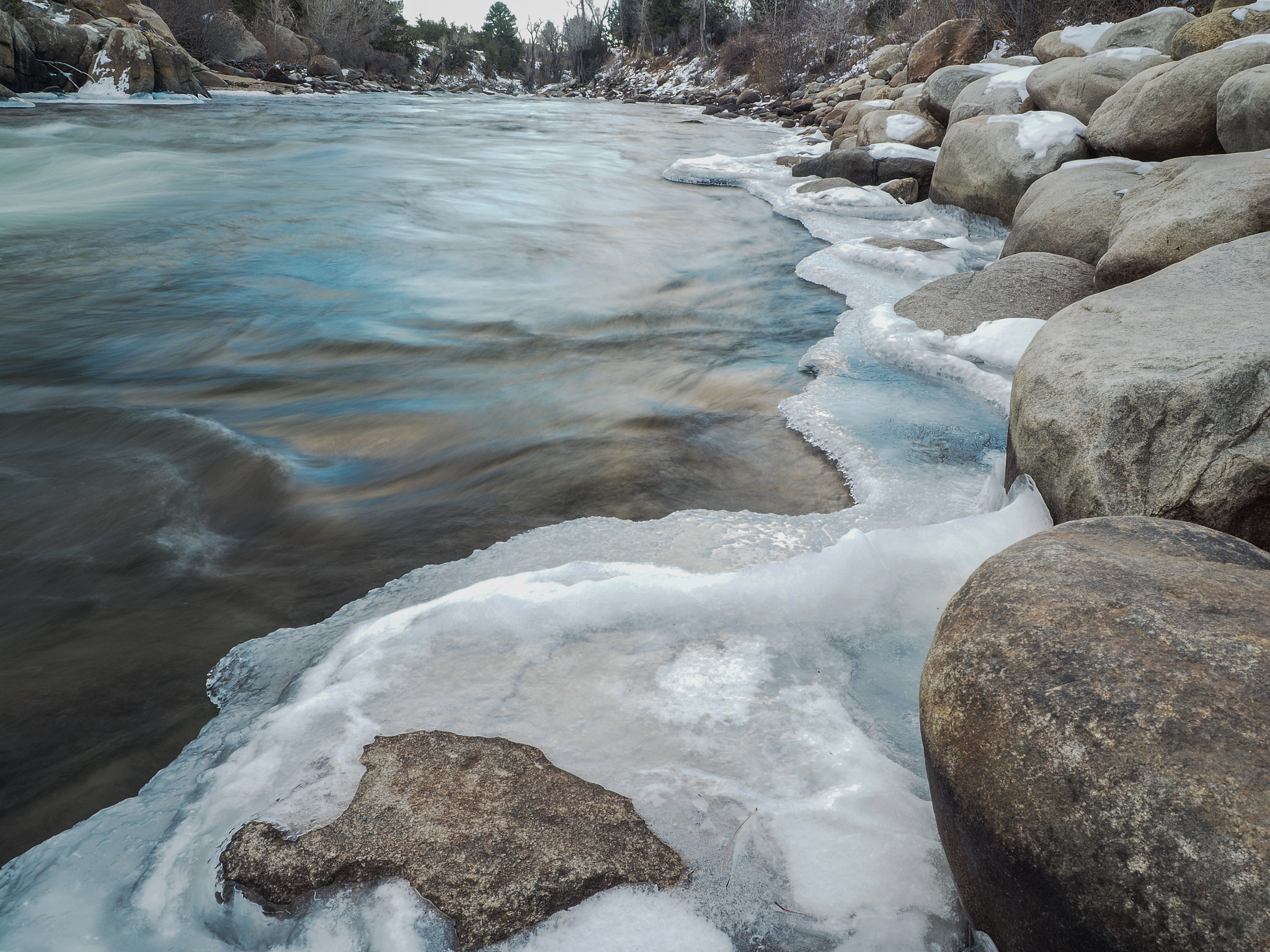 Olympus OM-D E-M10 sample photo. Ice floes photography