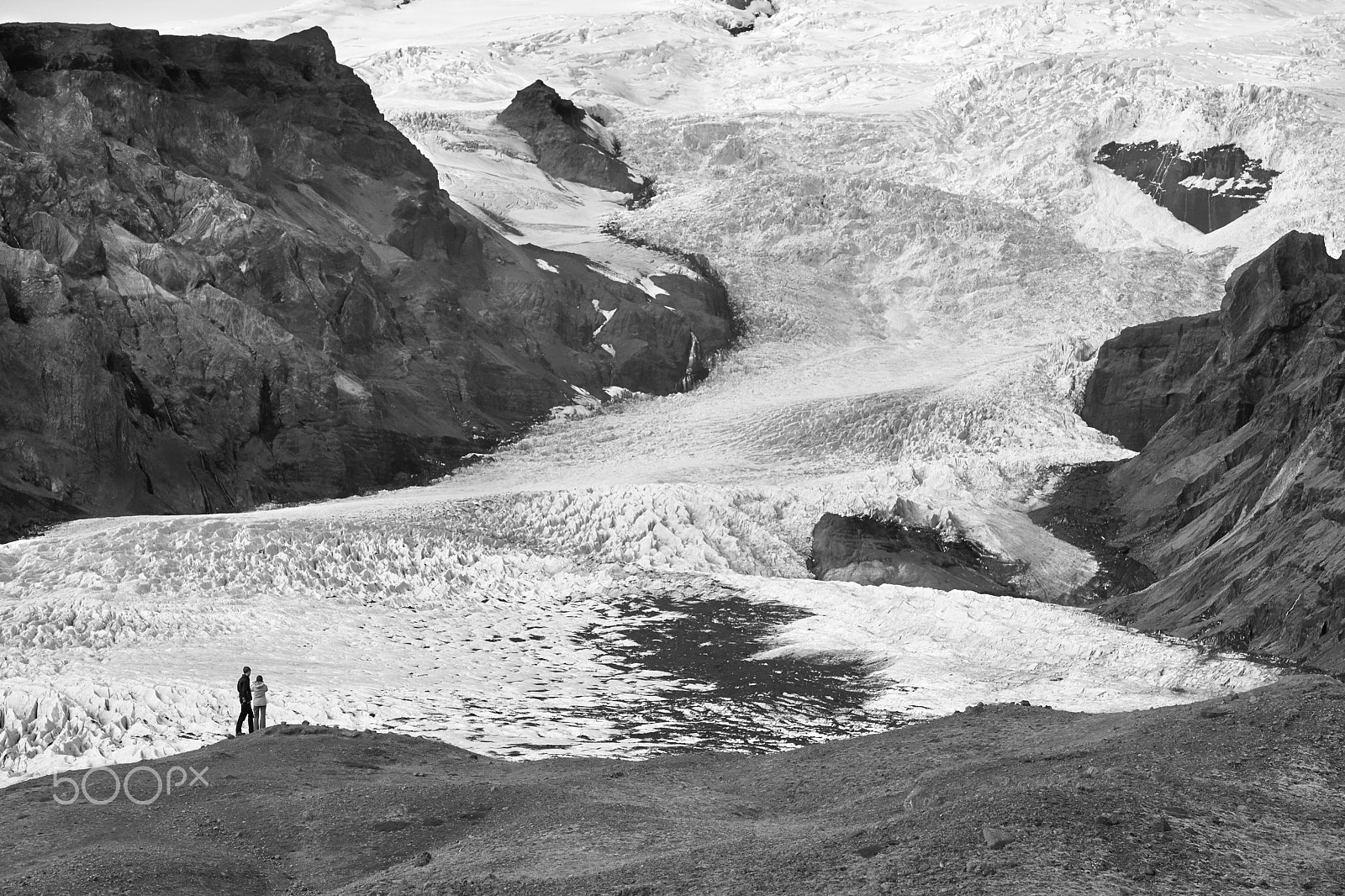Canon EF 70-200mm F2.8L IS USM sample photo. Black and ice : iceland photography