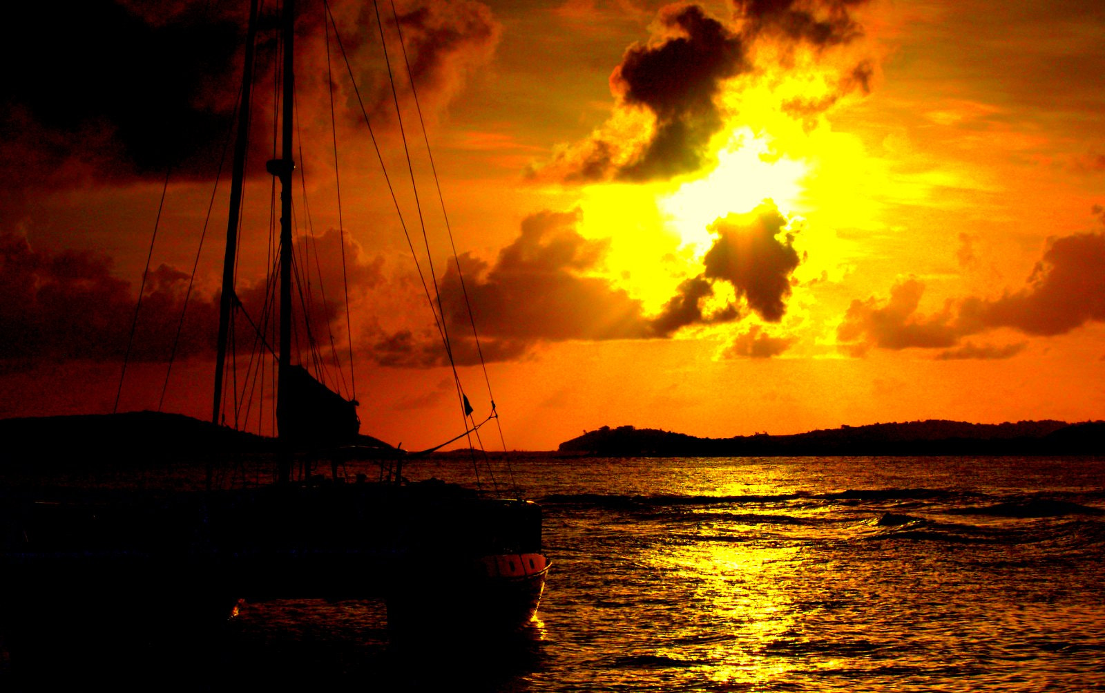 Pentax smc DA 55-300mm F4.0-5.8 ED sample photo. Virgin islands sunset photography