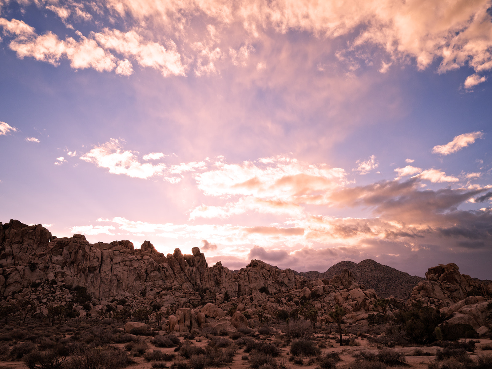 Olympus PEN-F sample photo. Dusk in the desert photography