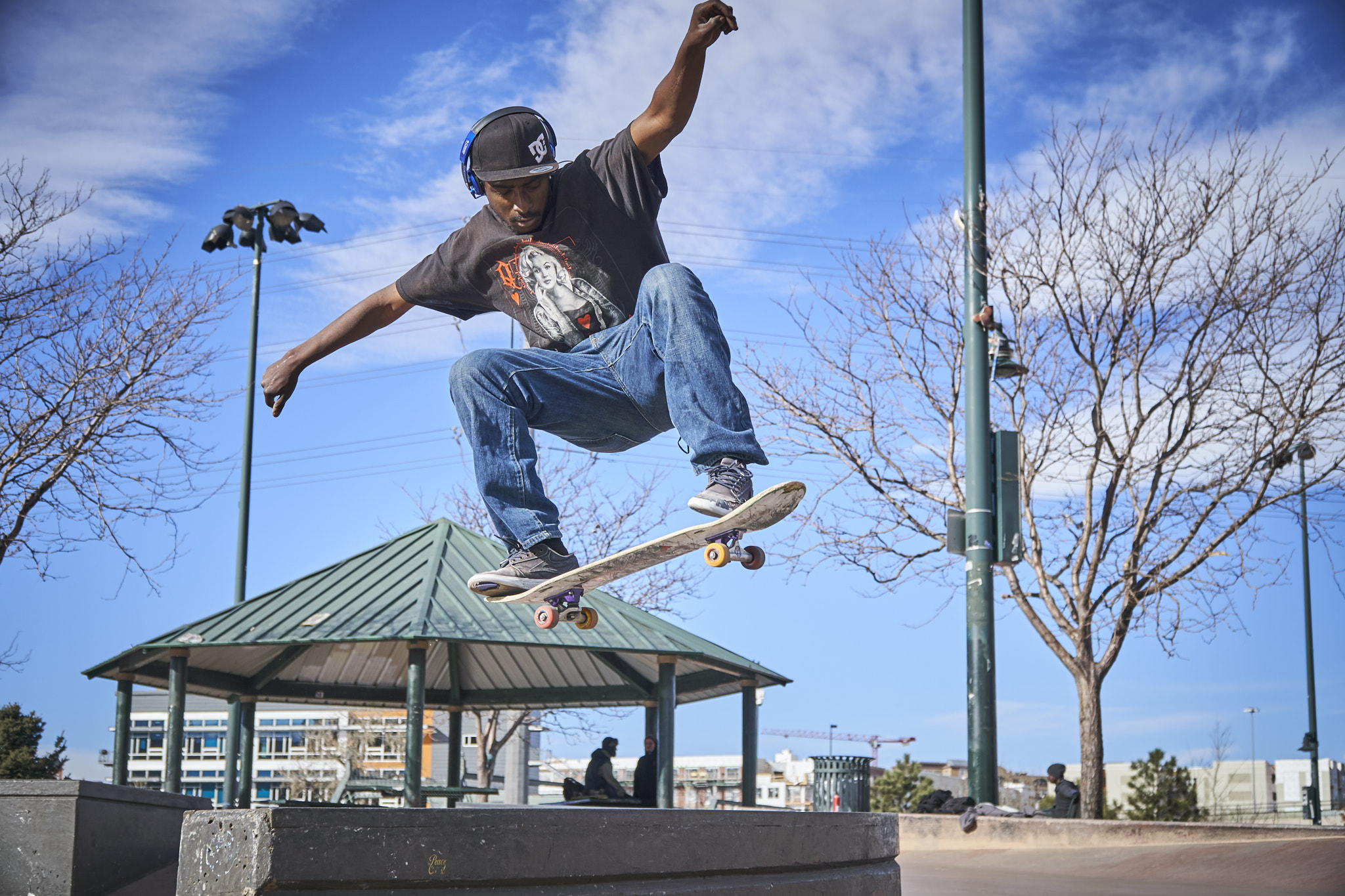 Sony a6300 + Sony E PZ 18-105mm F4 G OSS sample photo. Denver skate park 1 photography