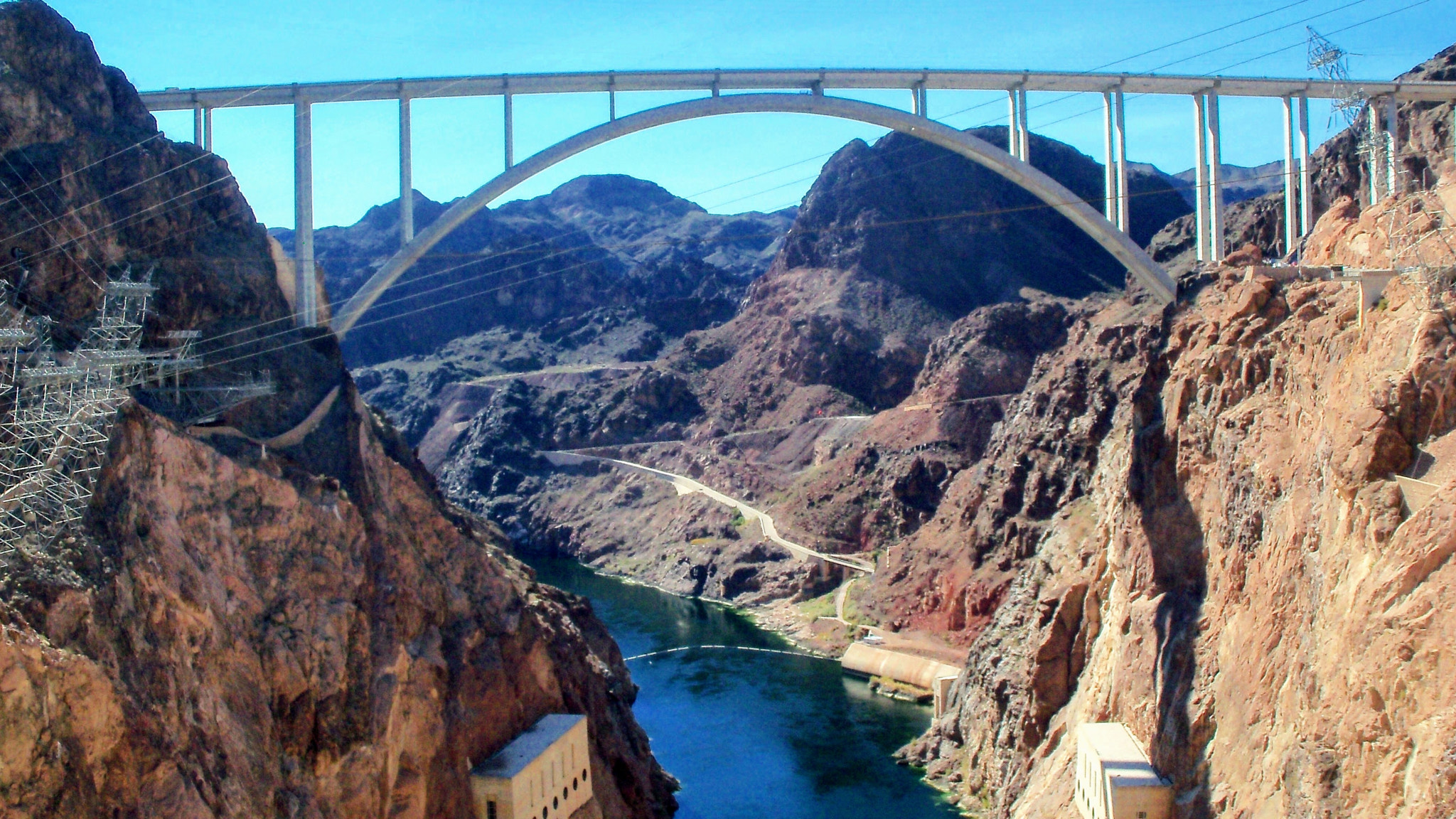 Kodak EASYSHARE C190 DIGITAL CAMERA sample photo. Hoover dam bridge photography