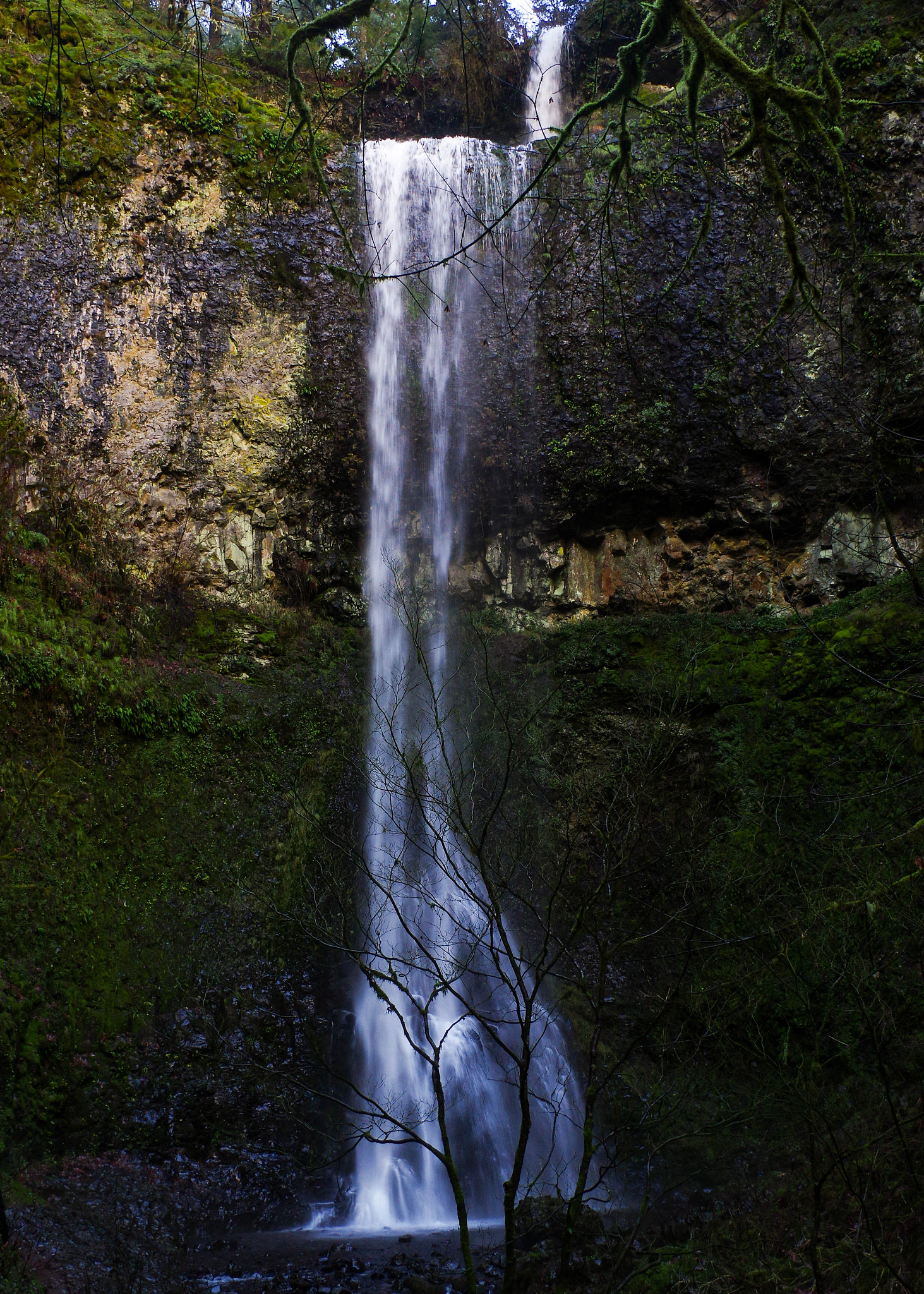 Pentax K-3 sample photo. Double falls photography