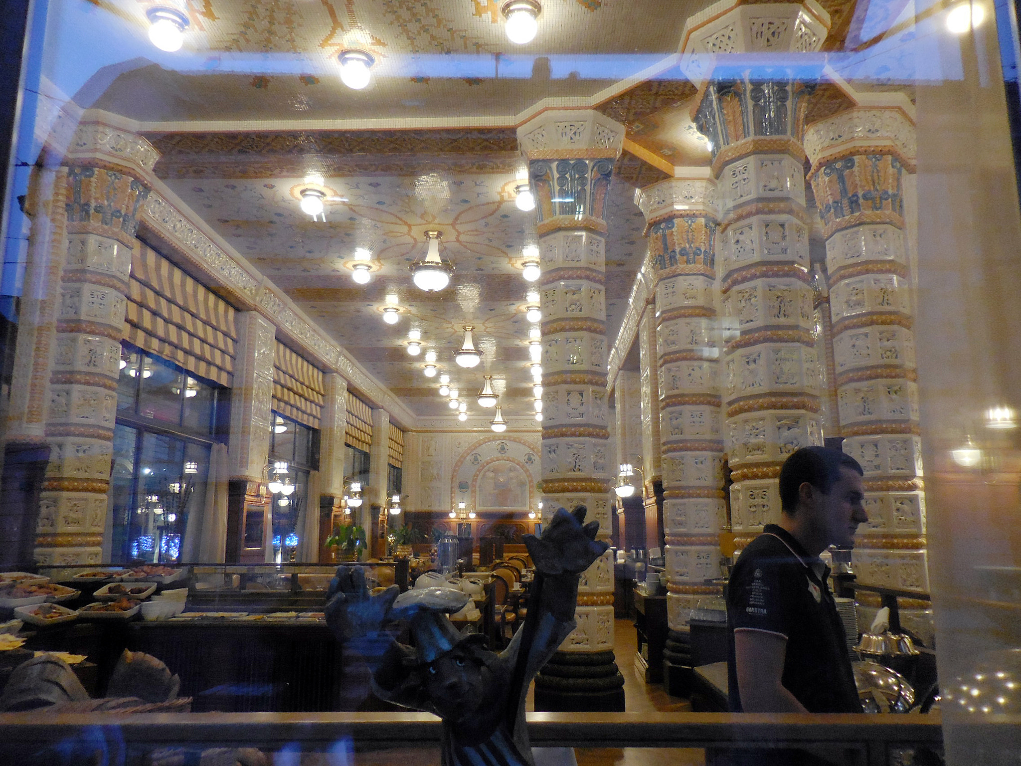 Nikon Coolpix S6800 sample photo. Prague_imperial hotel cafe photography