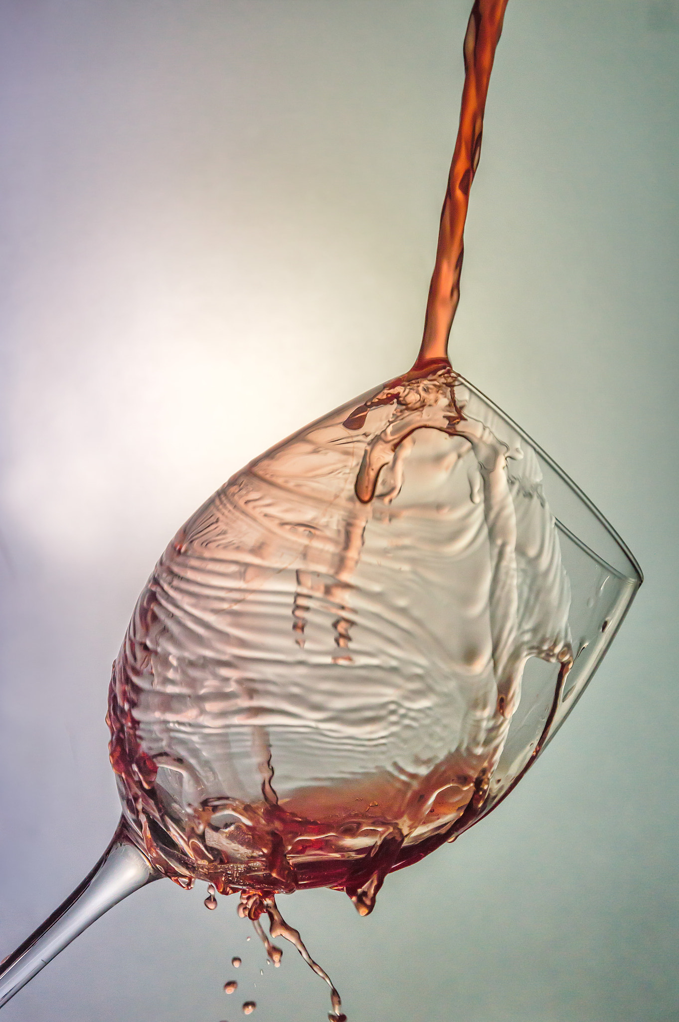 Nikon D3200 sample photo. Wine flow photography