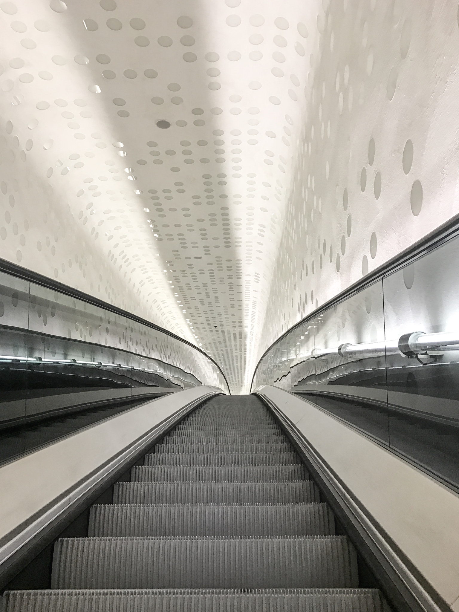 Apple iPhone 7 Plus sample photo. Escalator at elbphilharmonie in hamburg photography
