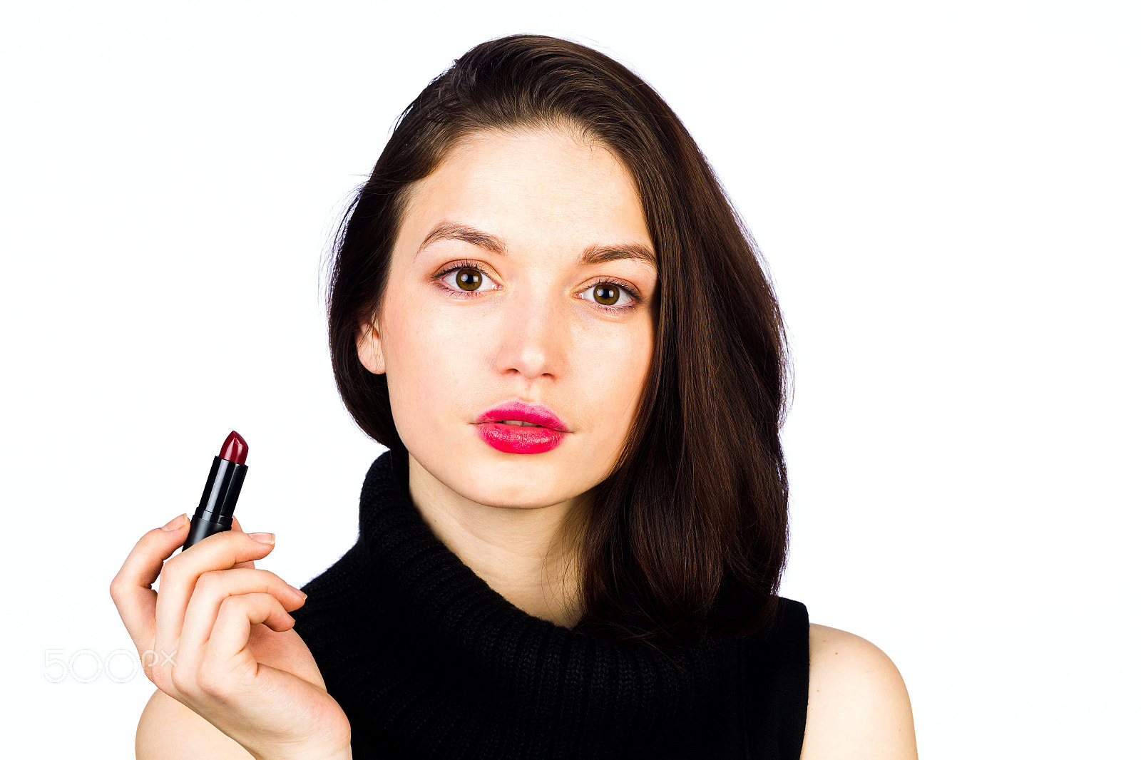 Canon EOS-1D Mark IV sample photo. Young girl makes a make-up photography
