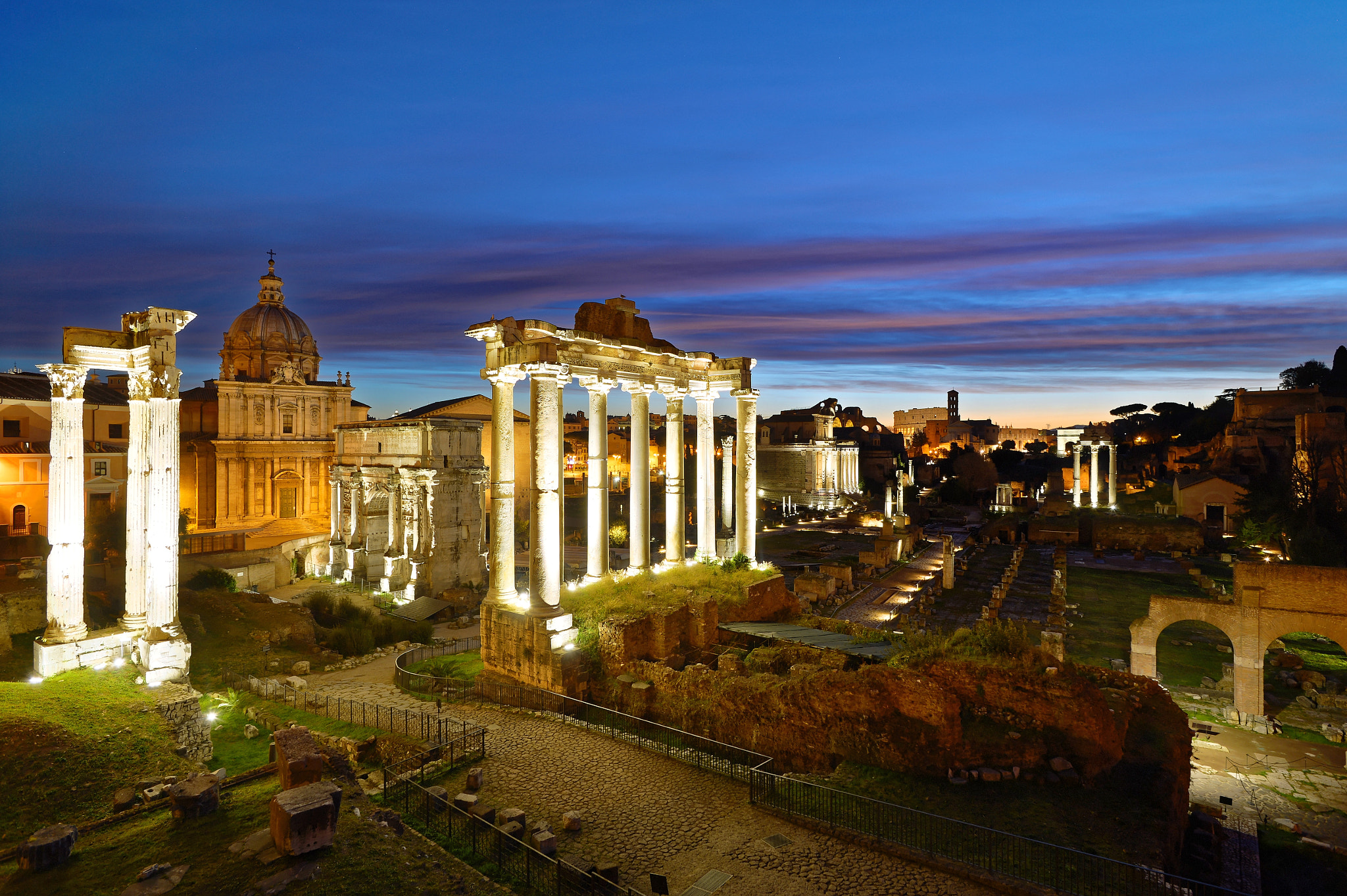 Nikon D4 sample photo. The roman forum @ sunrise photography