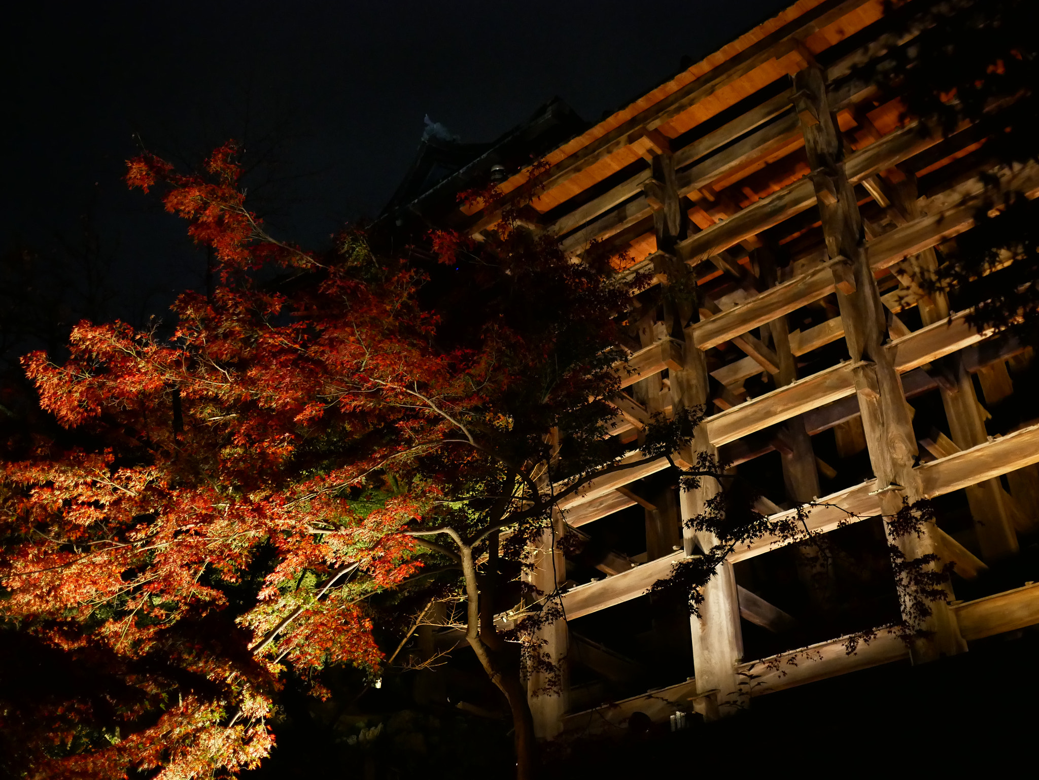 Panasonic Lumix DMC-GX85 (Lumix DMC-GX80 / Lumix DMC-GX7 Mark II) sample photo. Kiyomizu no butai photography