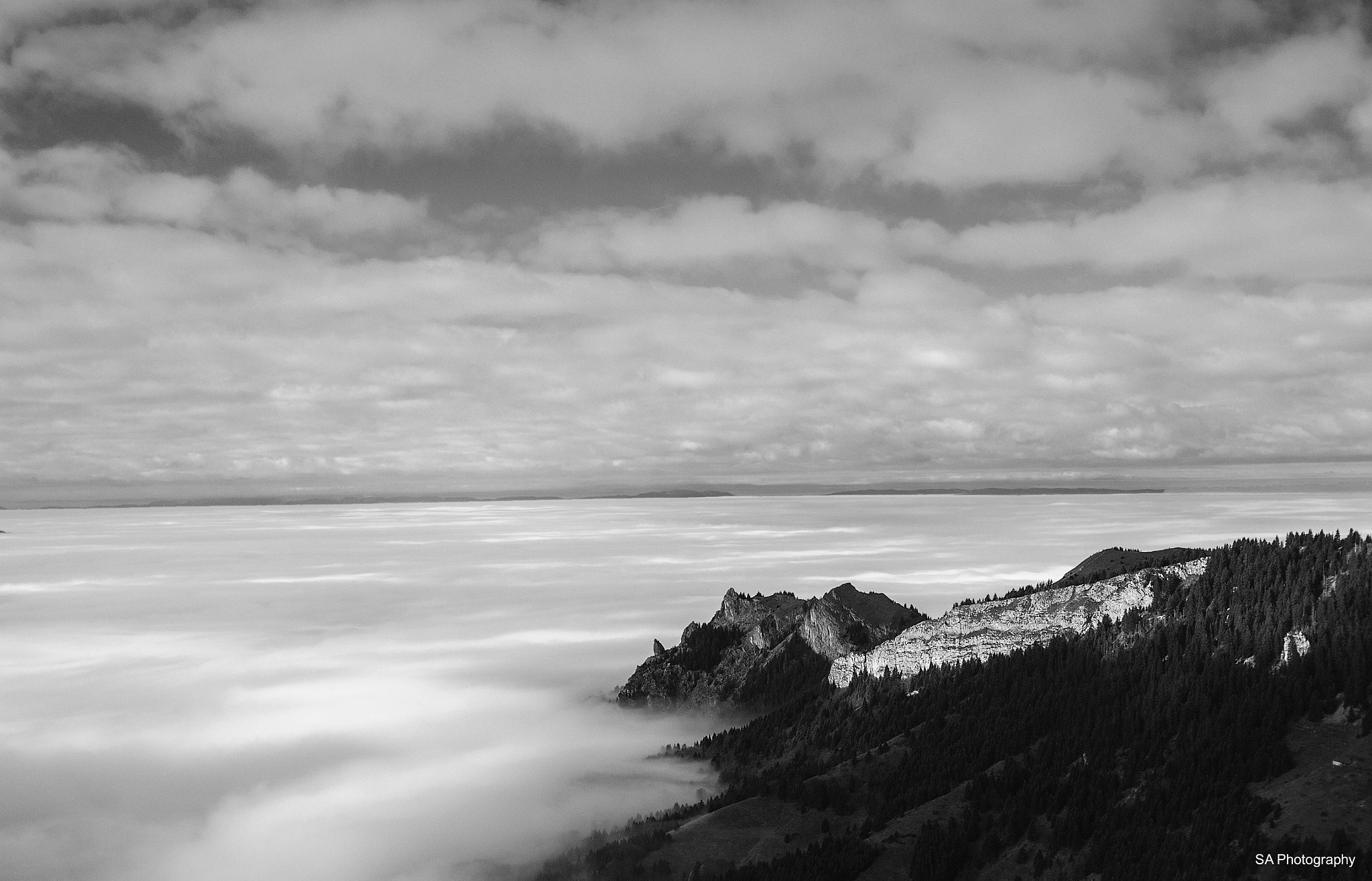 Nikon D3100 sample photo. Sea of clouds photography