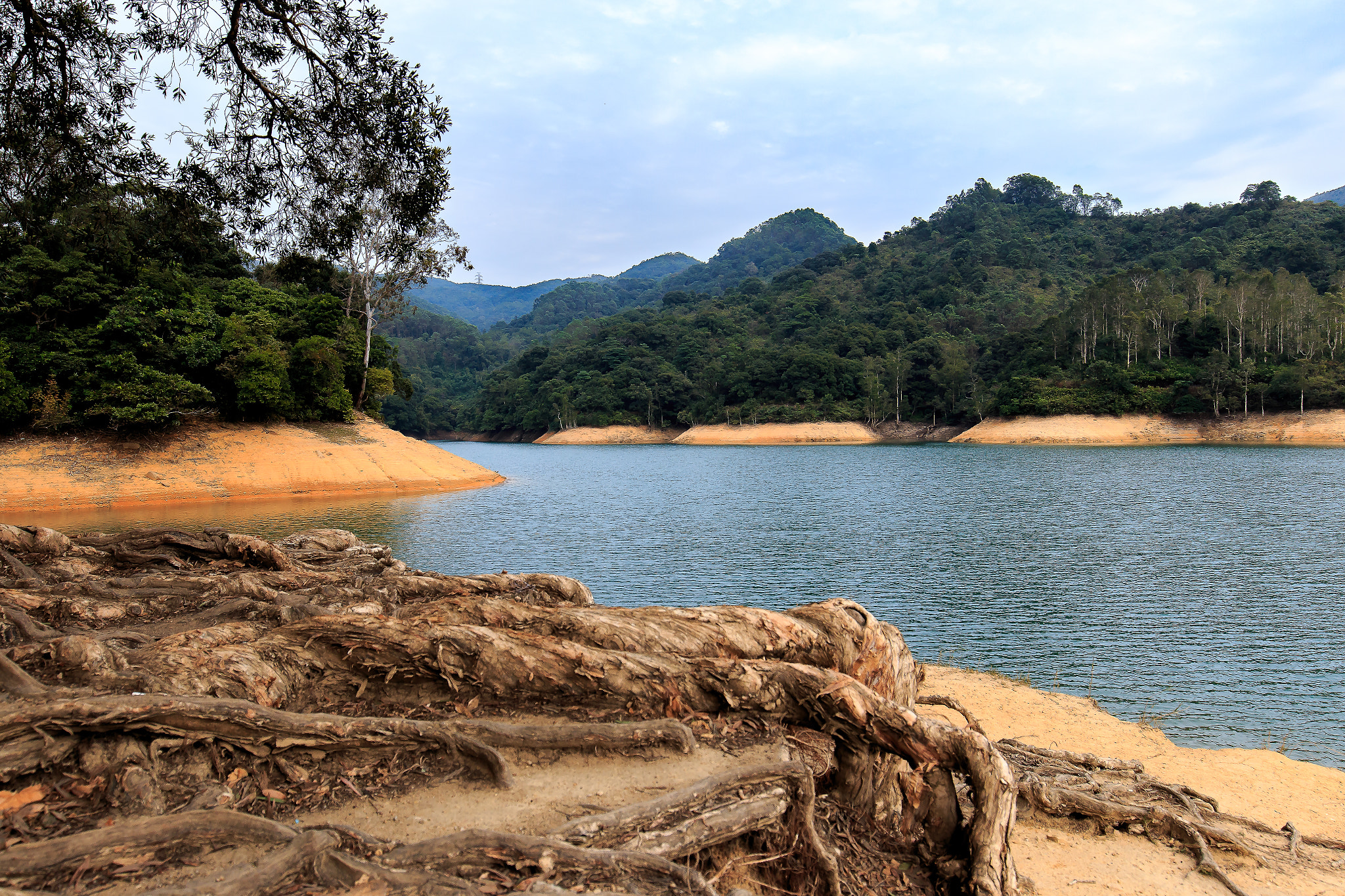 Canon EF 16-35mm F4L IS USM sample photo. Shing mun country park reserovir photography