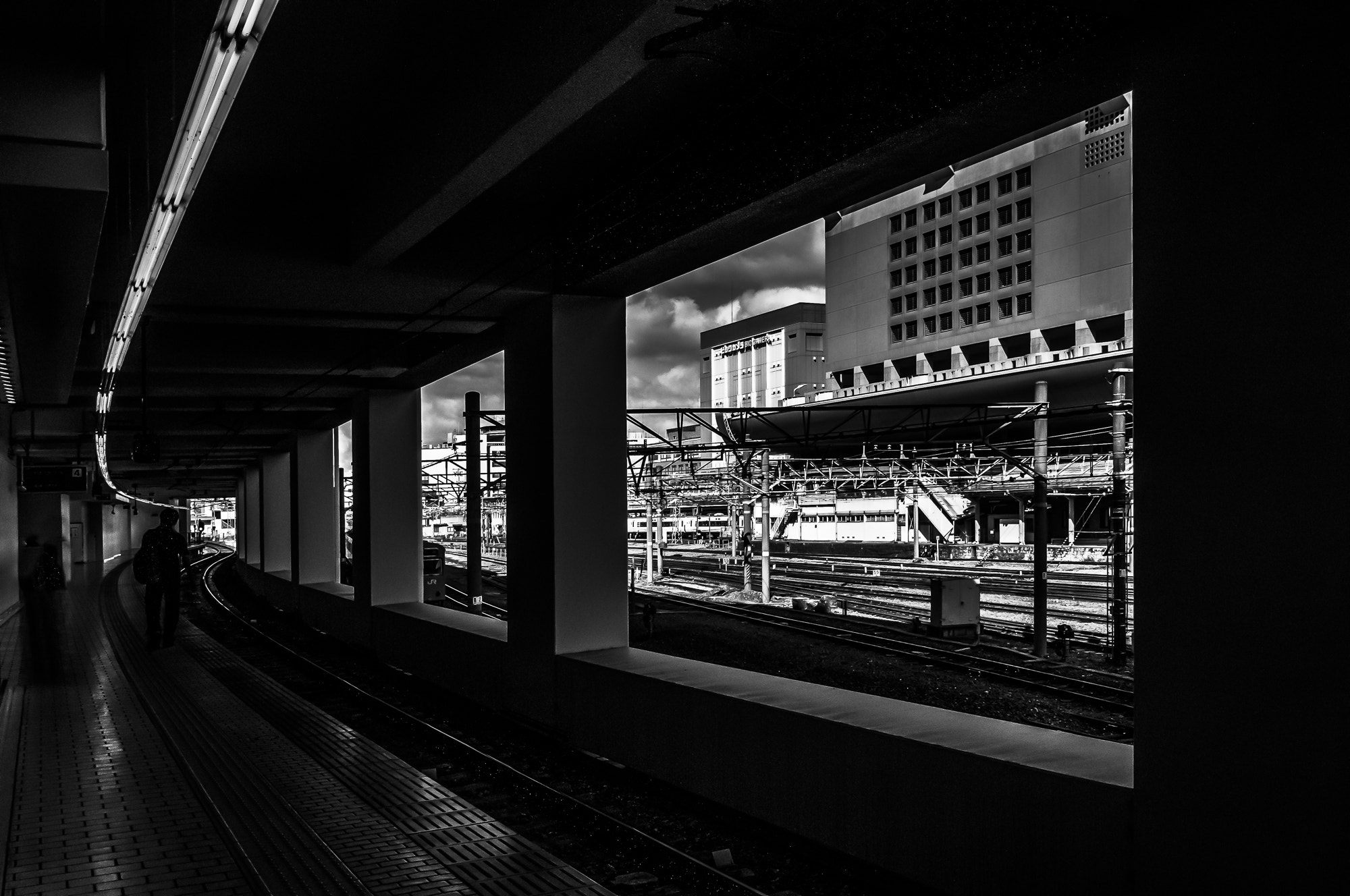 Nikon D300S sample photo. Train station photography