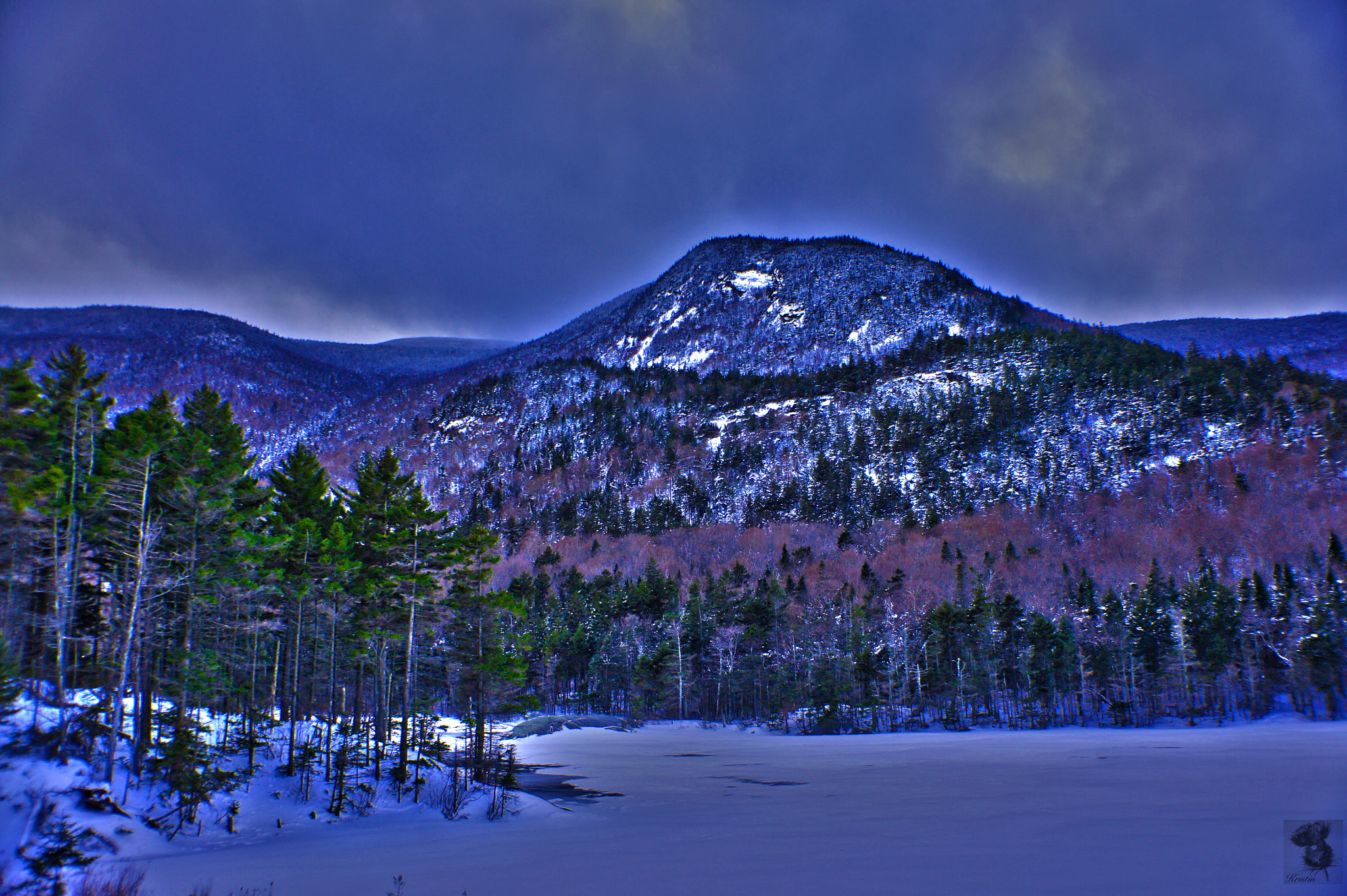 Sony Alpha NEX-3 + Tamron 18-200mm F3.5-6.3 Di III VC sample photo. Winter in the mountains photography