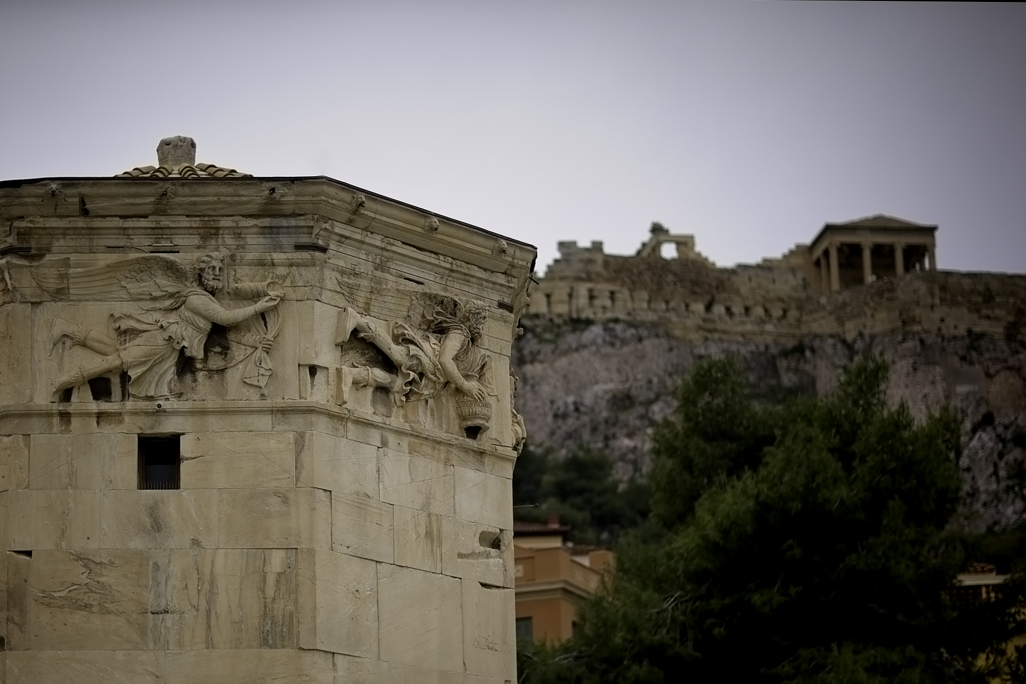 Canon EOS-1D C + Canon EF 85mm F1.2L II USM sample photo. The tower of the winds photography