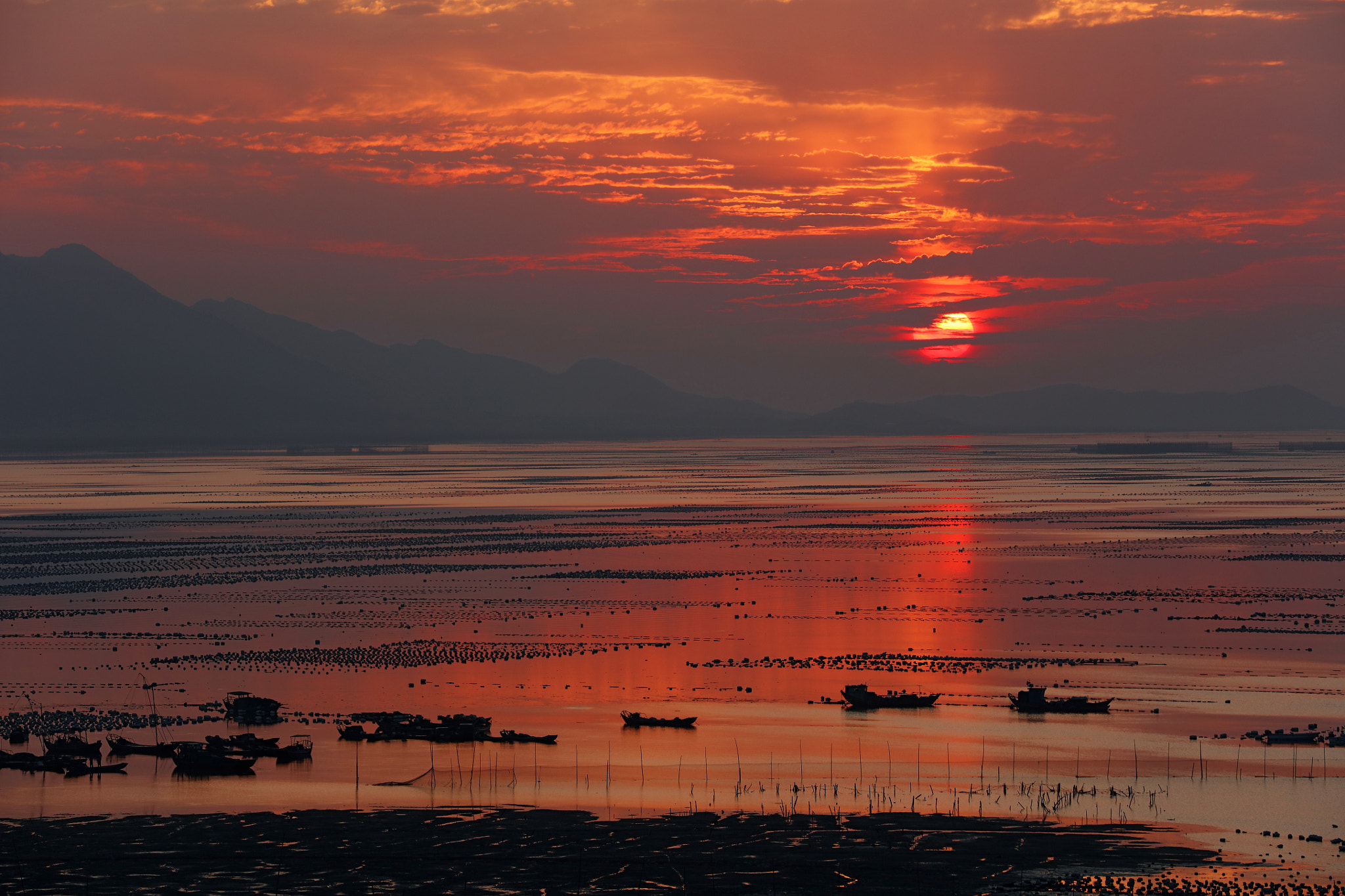 Canon EOS 5DS sample photo. Xiapu beach under the setting sun photography
