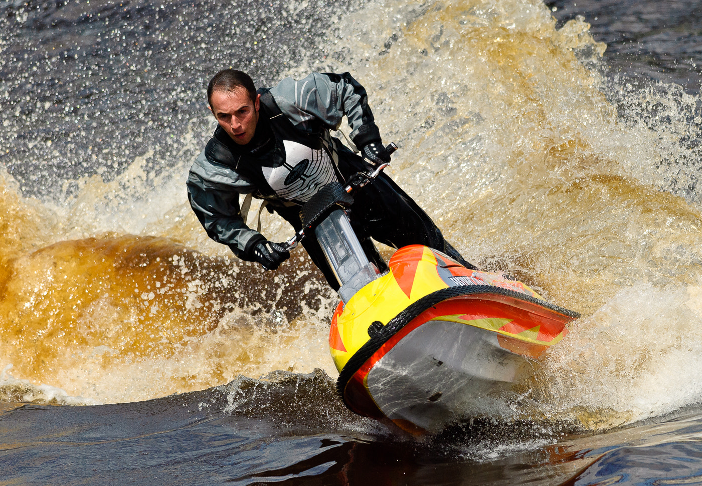 Nikon D200 sample photo. Freestyle jet skier photography