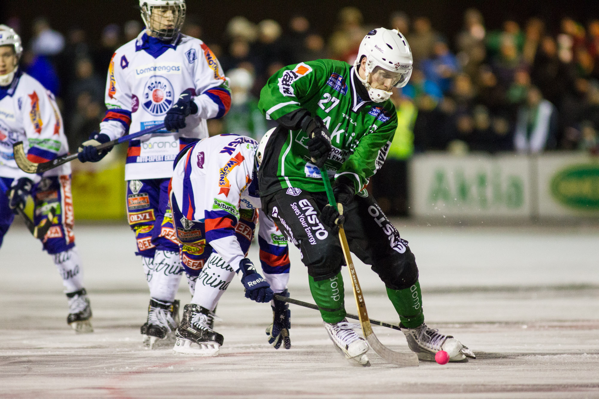 Canon EF 200mm F2.8L II USM sample photo. Akilles - botnia bandyliiga 2016 photography