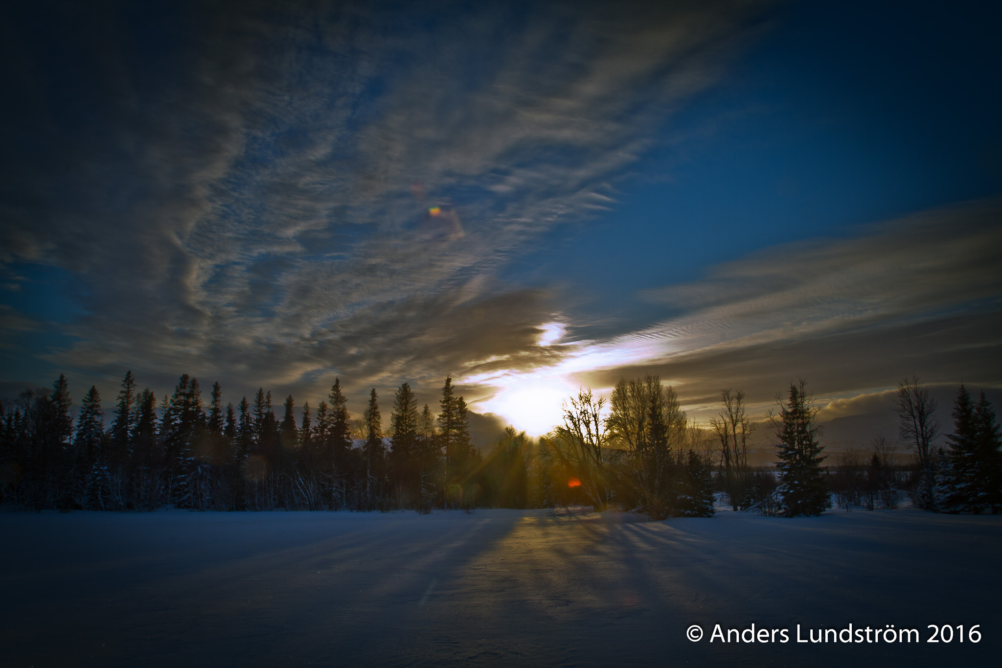 Canon EOS 7D + Canon EF 16-35mm F2.8L USM sample photo. Solnedgång över bönnerfjällen 2-dec tagen vid klocka gård. photography