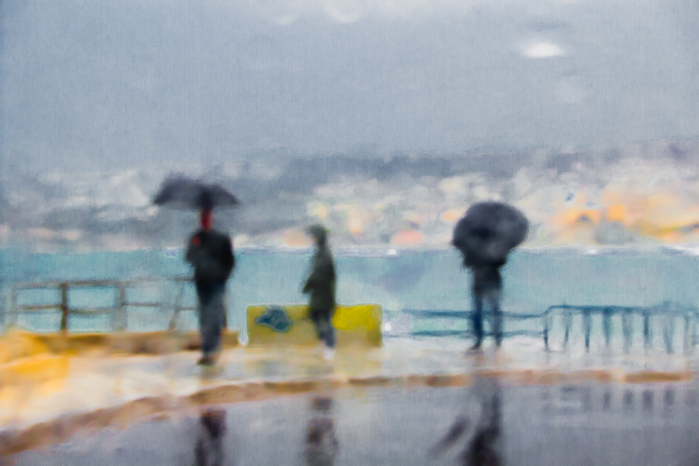 Sigma 18-250mm F3.5-6.3 DC OS HSM sample photo. Walking in the rain photography