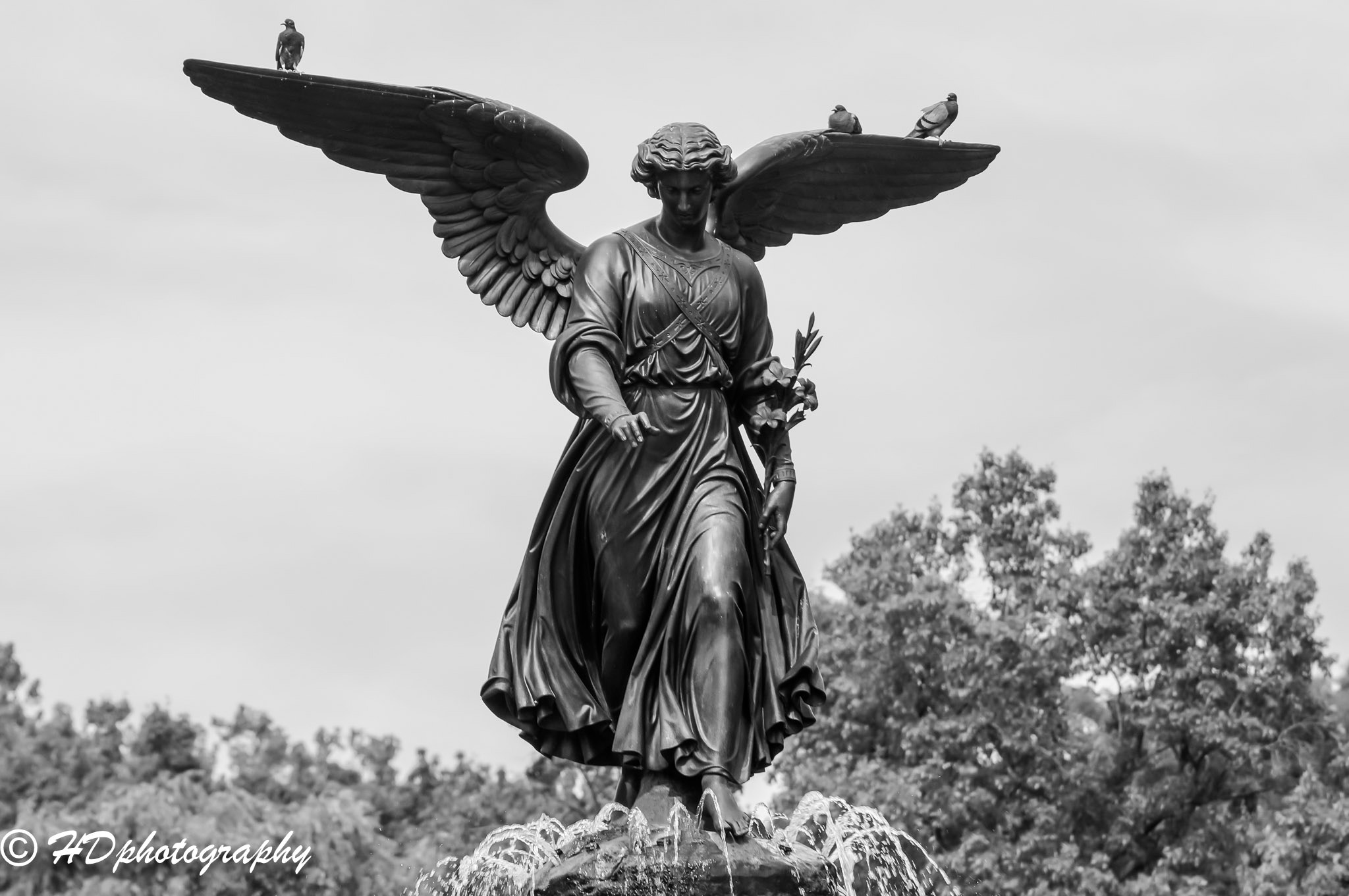 Sony 75-300mm F4.5-5.6 sample photo. Angel statue photography
