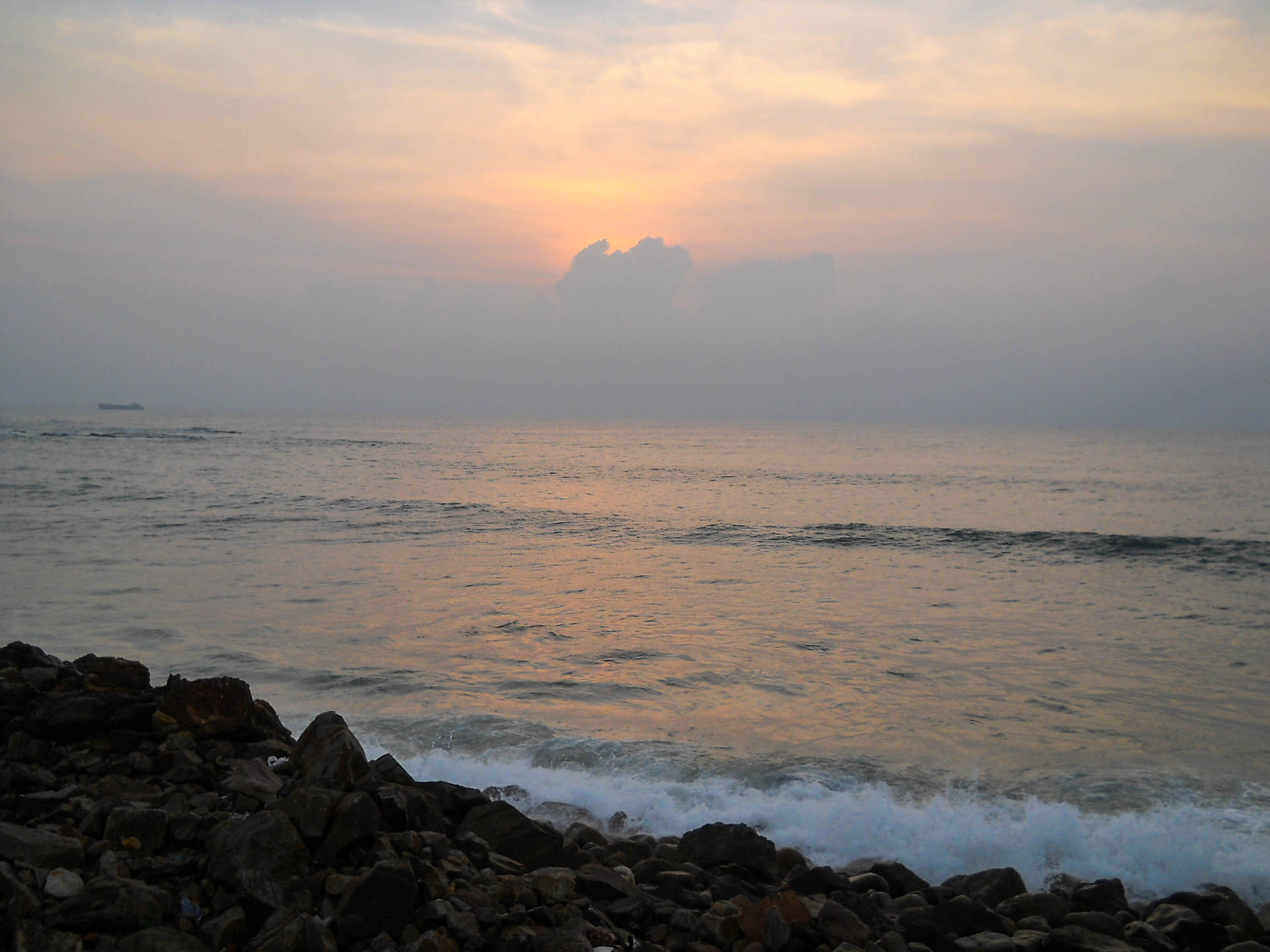 Nikon Coolpix L21 sample photo. Rama krishna beach vizag photography